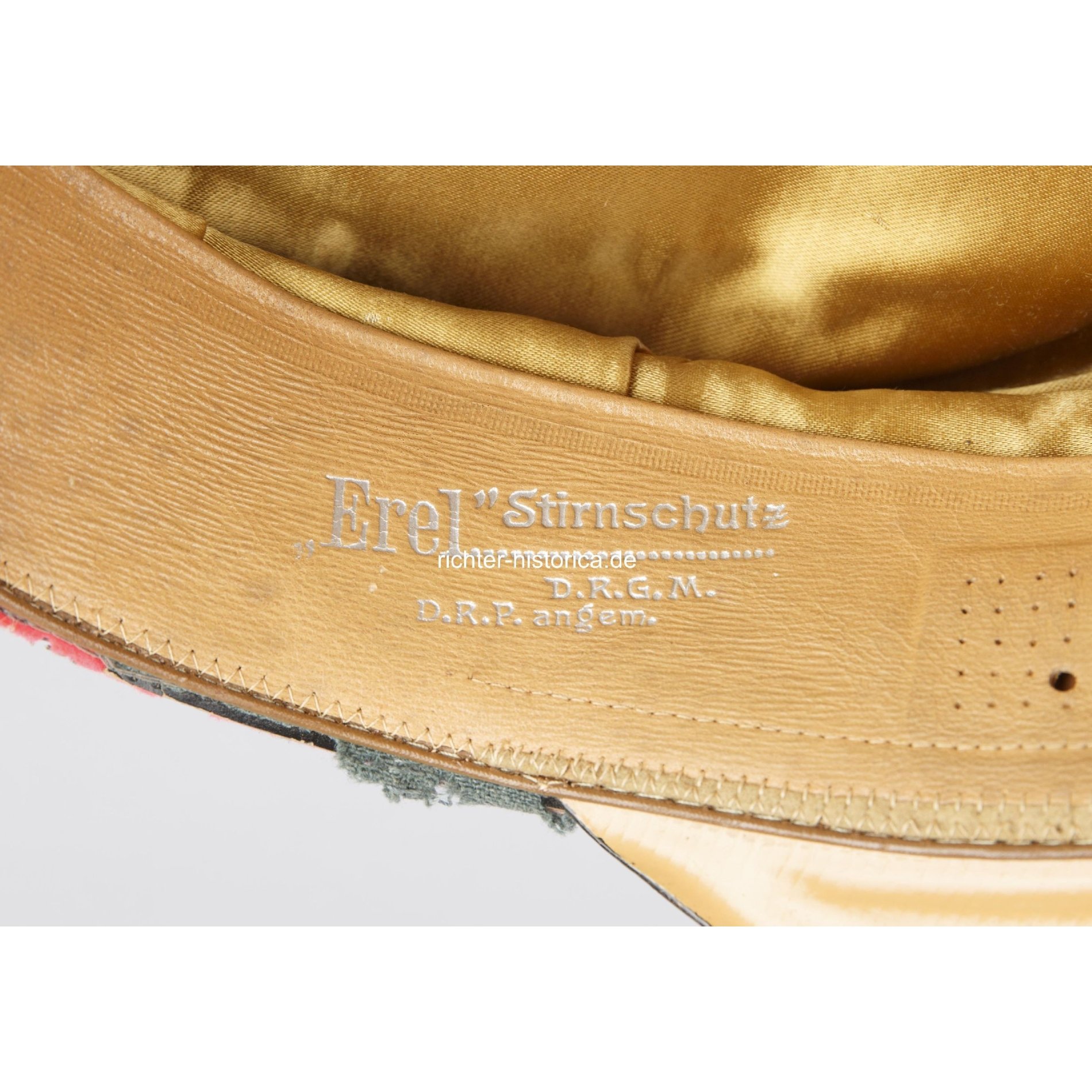 Panzer Schirmmütze für Offiziere der Wehrmacht, mit EREL Papieretikett(!) — image 10