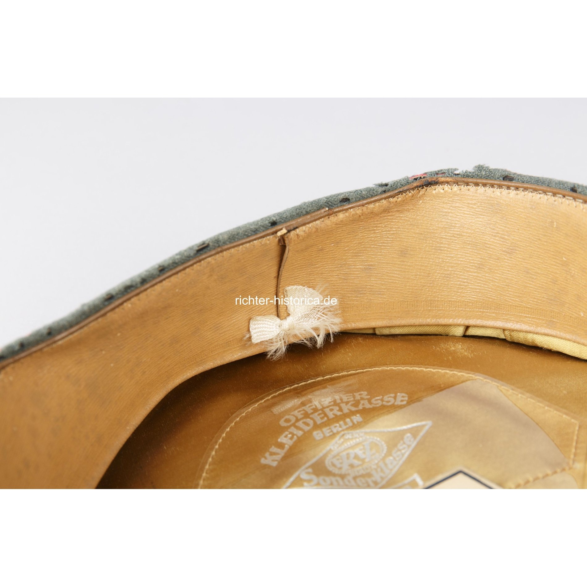 Panzer Schirmmütze für Offiziere der Wehrmacht, mit EREL Papieretikett(!) — image 11