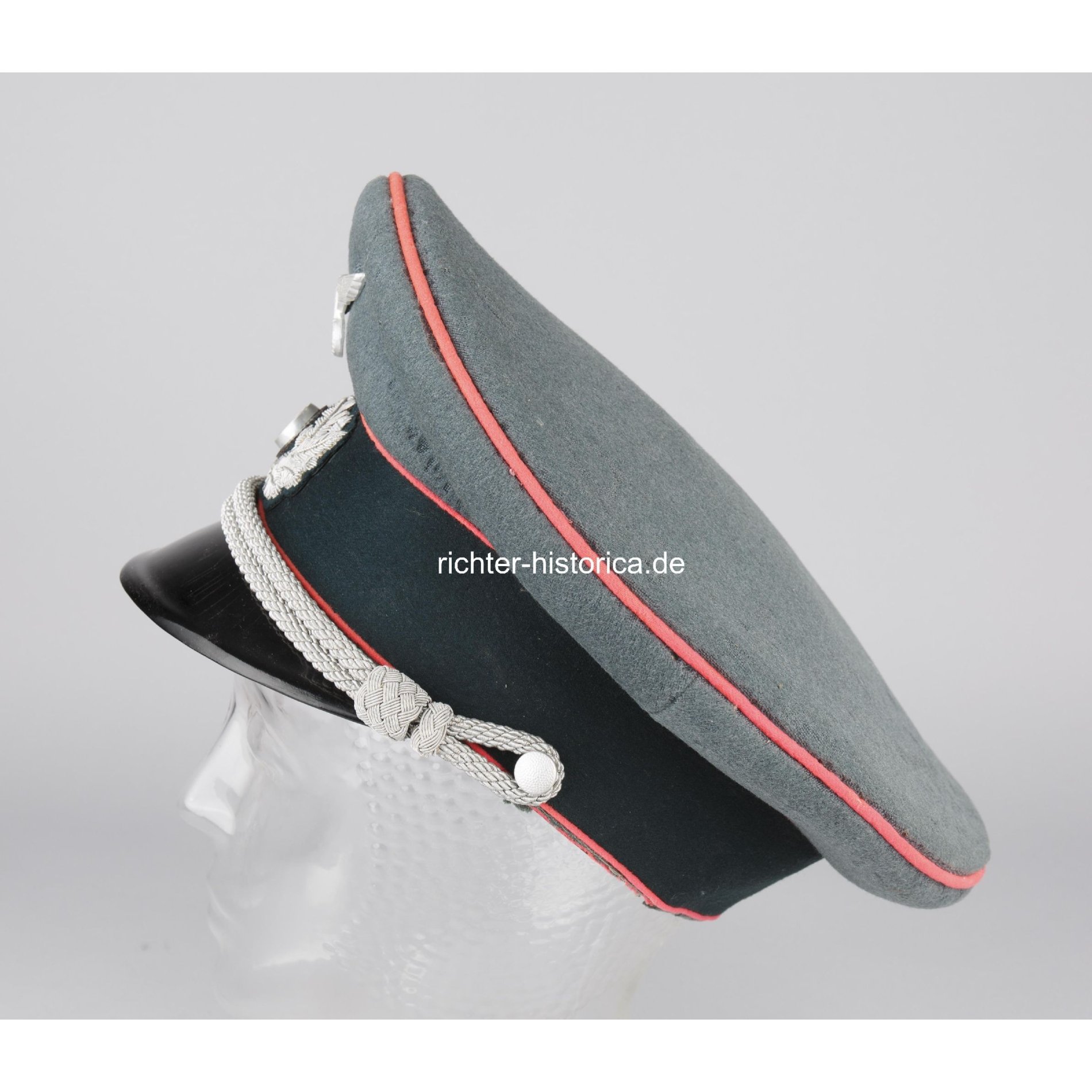 Panzer Schirmmütze für Offiziere der Wehrmacht, mit EREL Papieretikett(!) — image 4