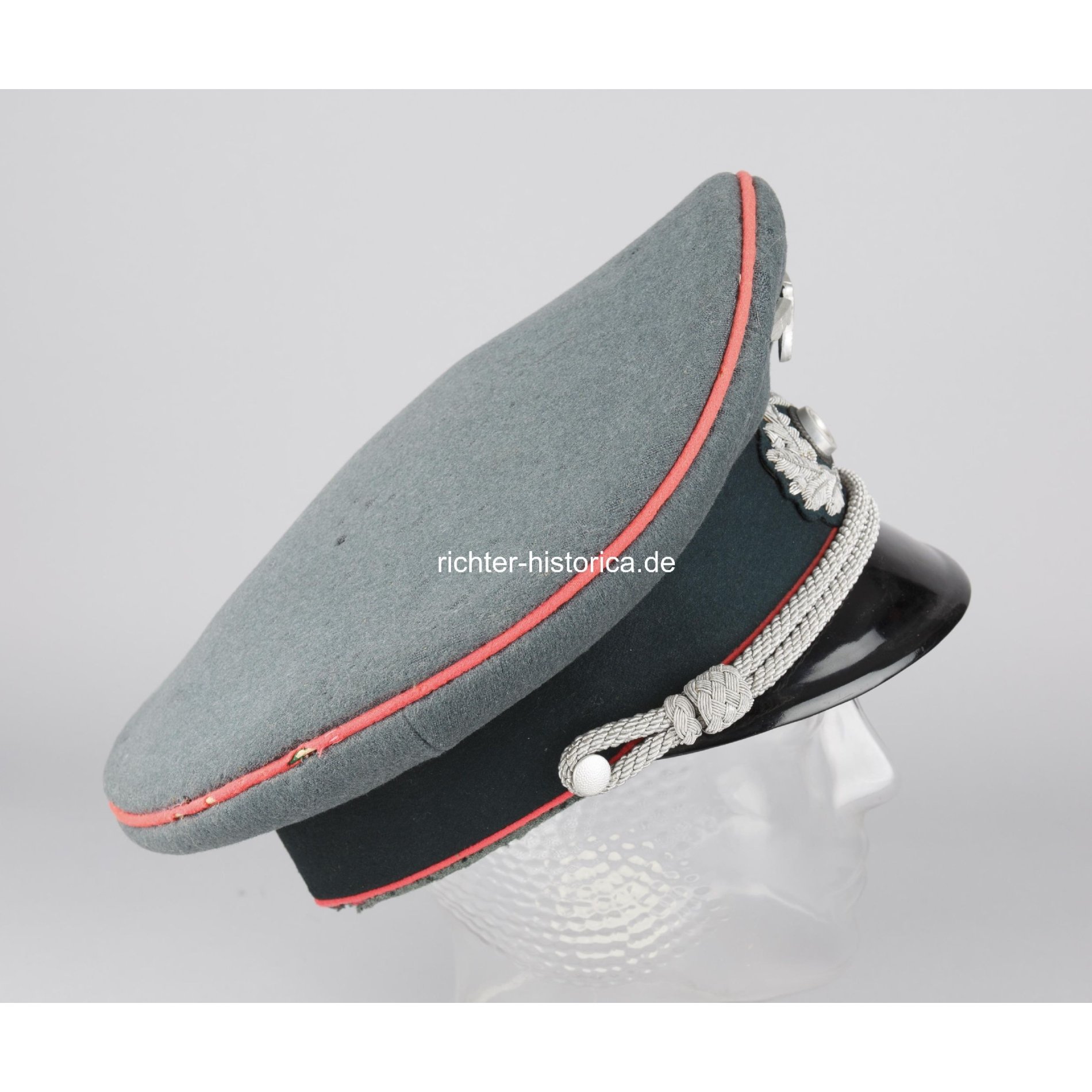 Panzer Schirmmütze für Offiziere der Wehrmacht, mit EREL Papieretikett(!) — image 5