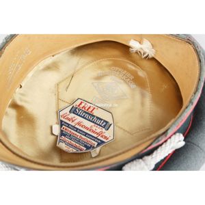 Panzer Schirmmütze für Offiziere der Wehrmacht, mit EREL Papieretikett(!)