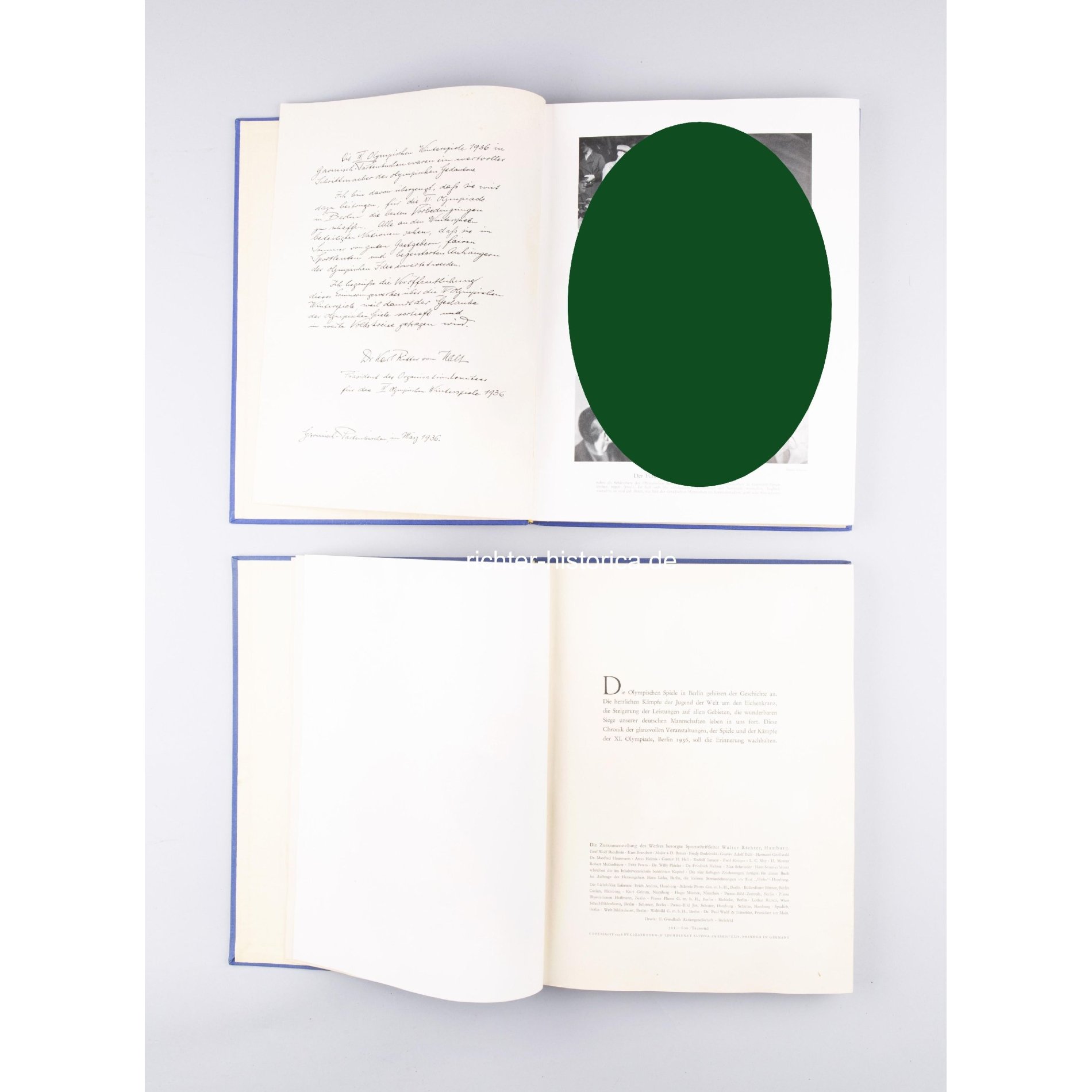 Sammelalben 'Olympia 1936' Band 1&2 — image 2