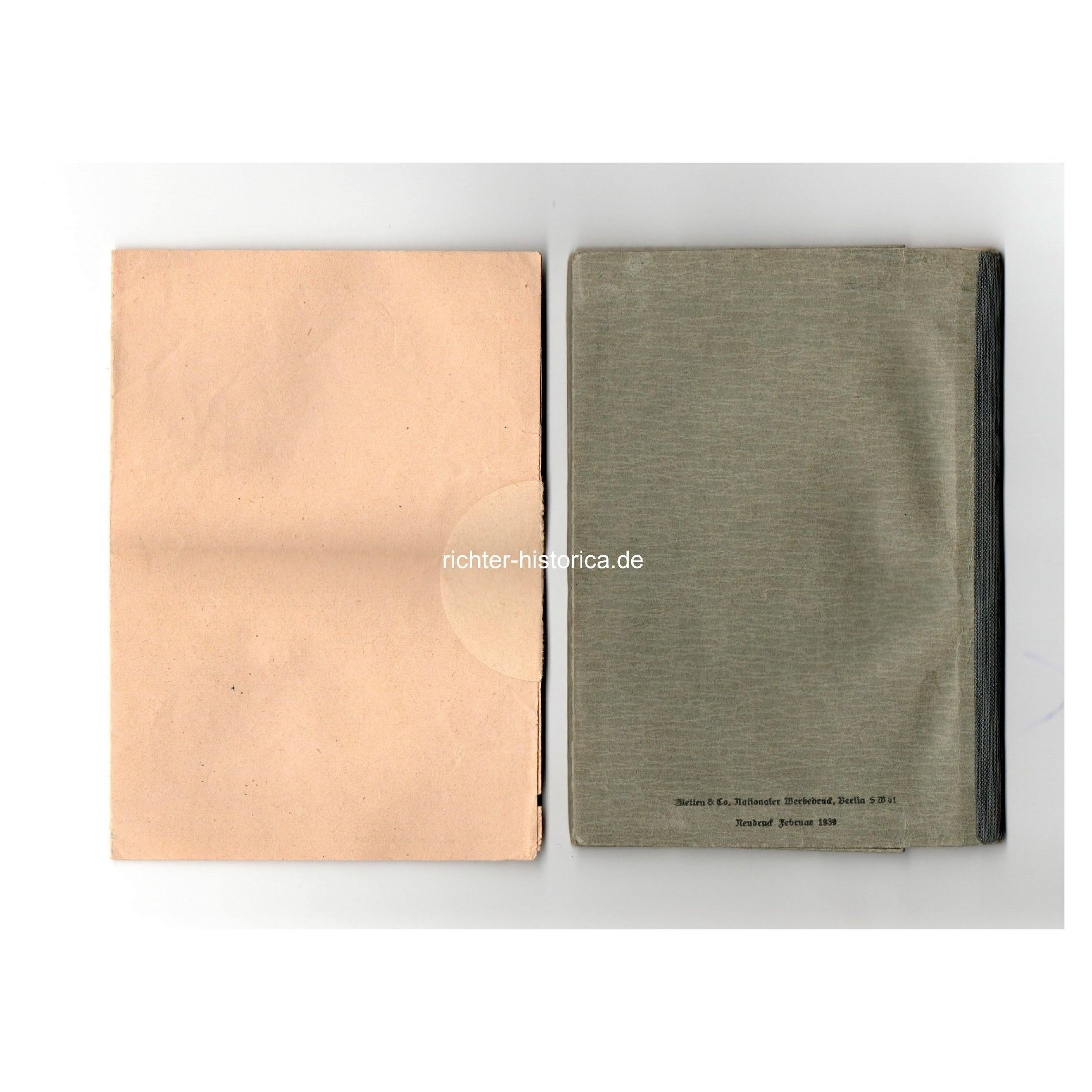 Wehrpass Dienstpflichtiger Schw. Heimatbatterie 266/IV geg. Luftangriffe — image 10