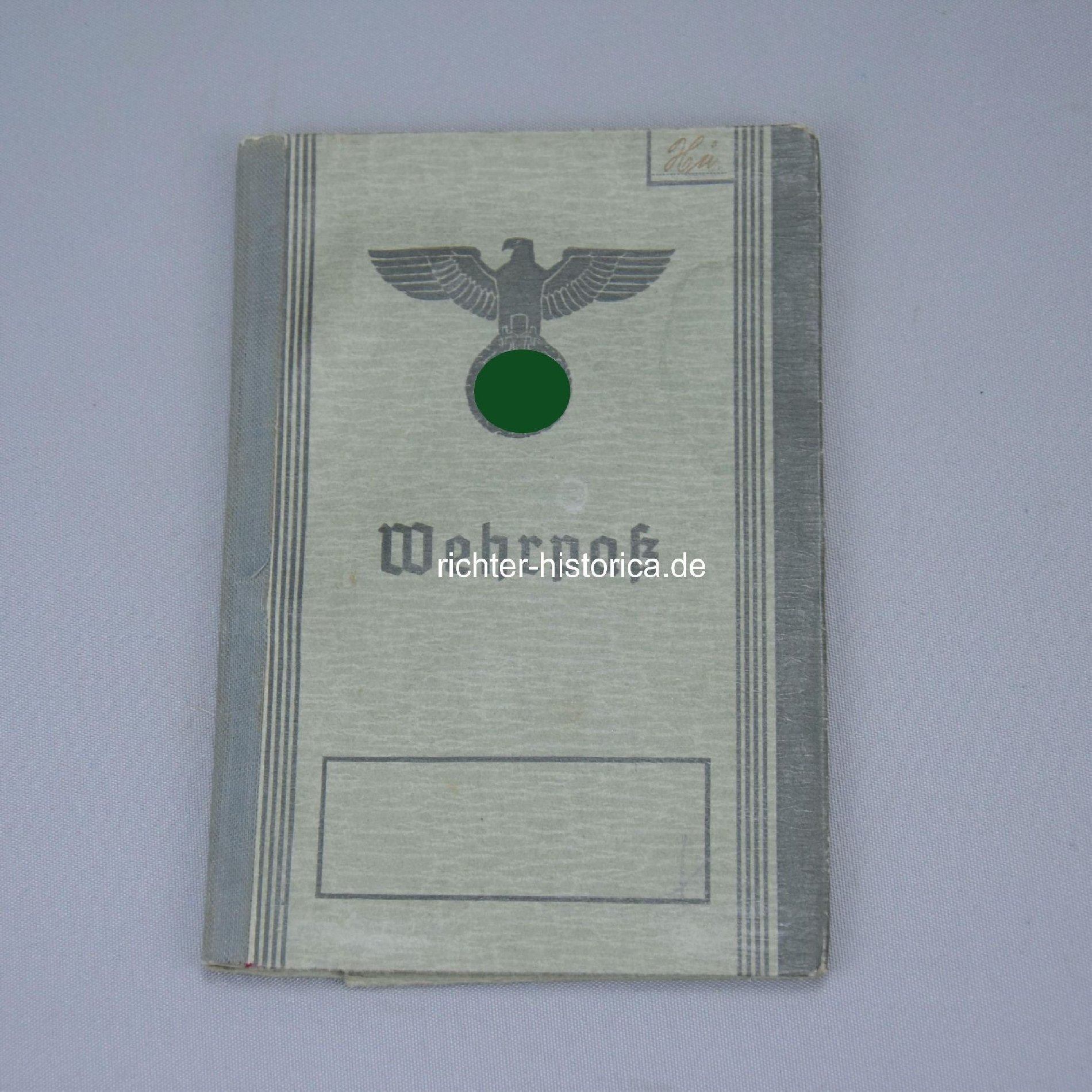 Wehrpass Dienstpflichtiger Schw. Heimatbatterie 266/IV geg. Luftangriffe — image 3