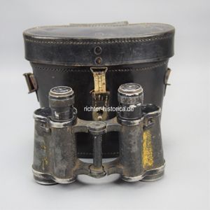 Wehrmacht Dienstglas 6x30 ddx mit Leder Köcher