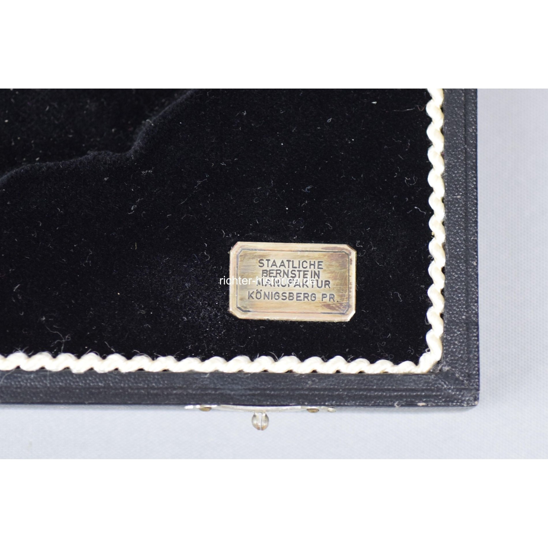 SBM Bernstein Staatsgeschenk Verdienstgeschenk 'Fläche von Ostpreußen' mit 3.Reich Adler — image 8