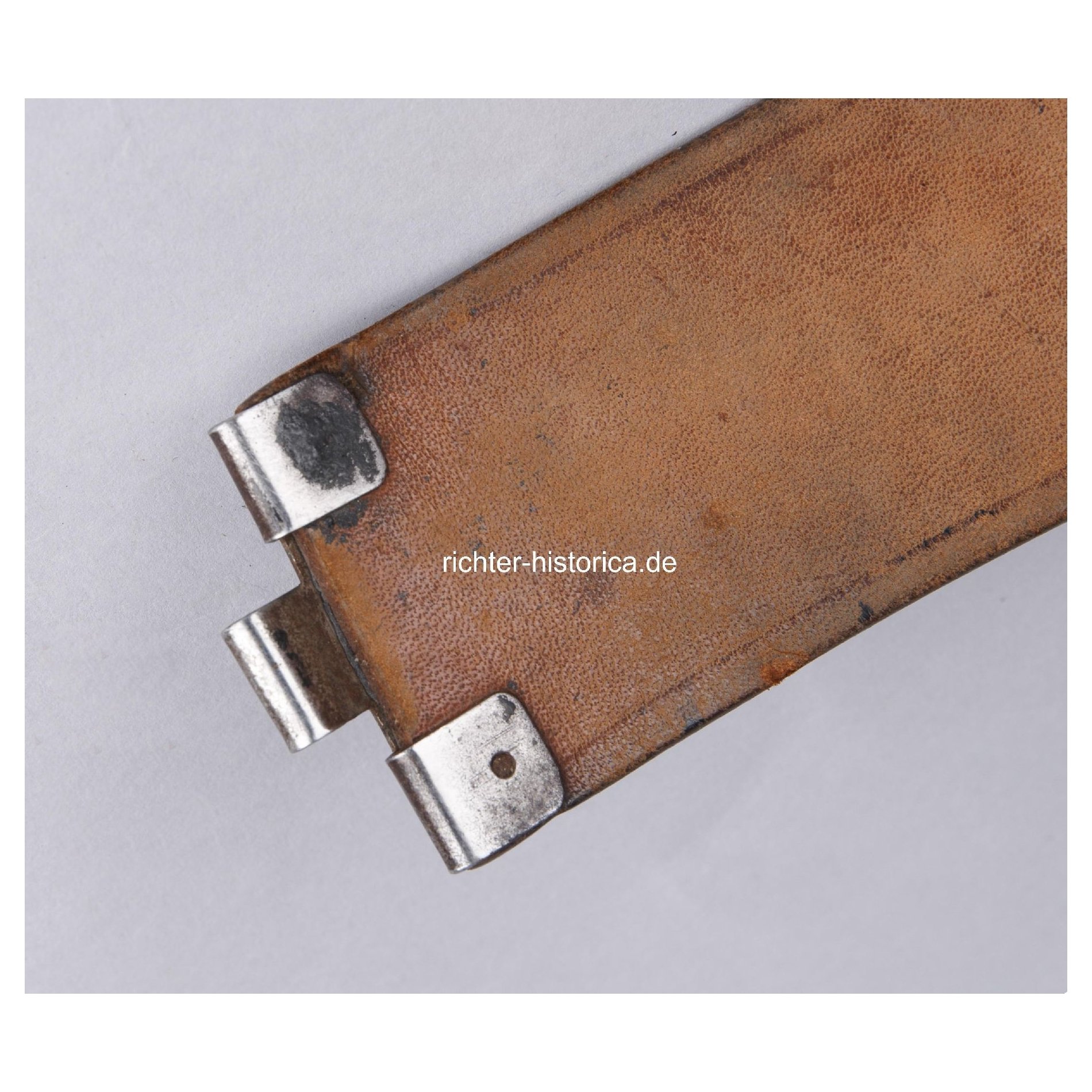 Wehrmacht Heer Koppelschloss mit Koppelriemen '1.Modell - Adlerkopf schaut links' — image 7