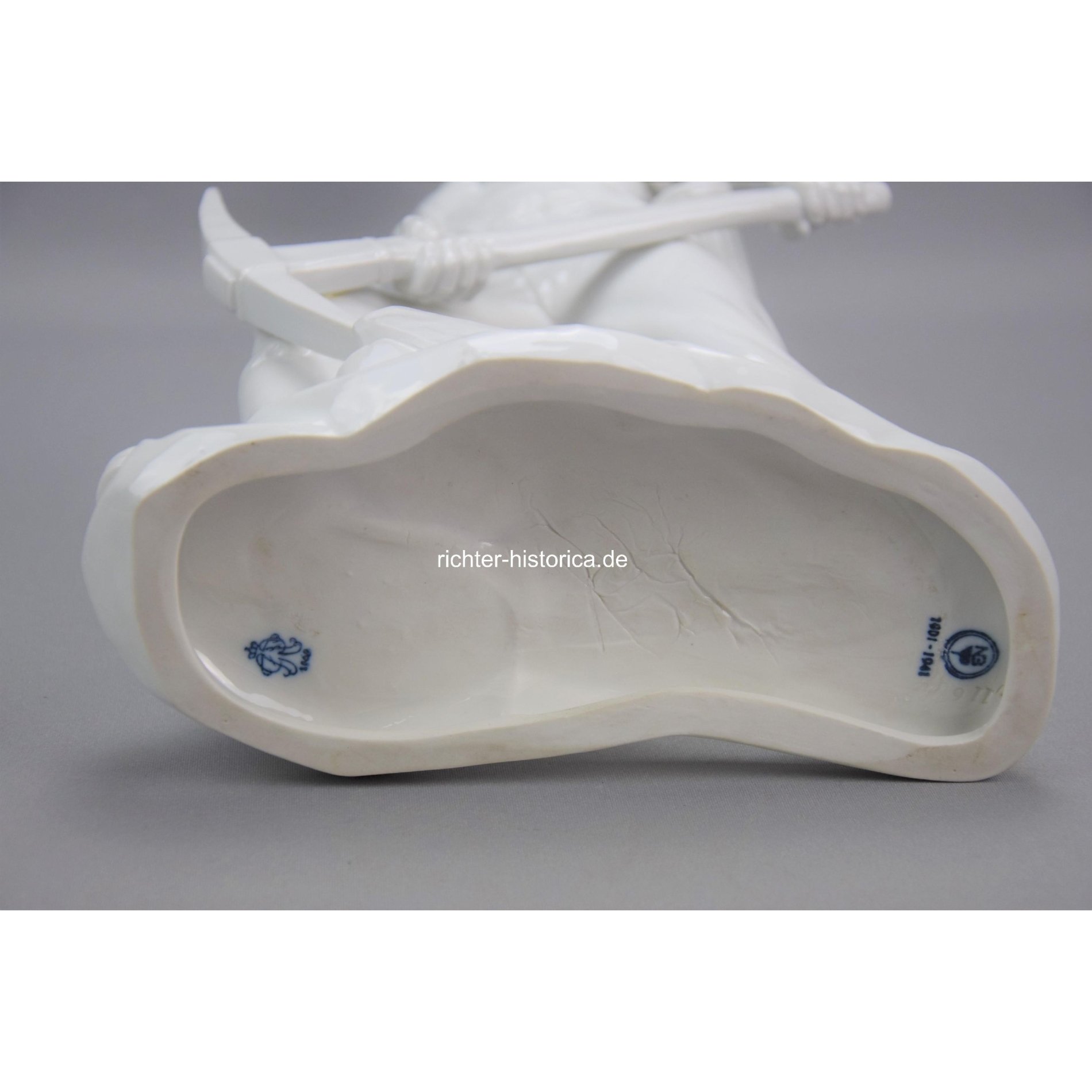 Wehrmacht Große Porzellan Skulptur Deutscher Soldat mit Stahlhelm 1941 RAD Pionier 'Alfred Oppel' — image 12