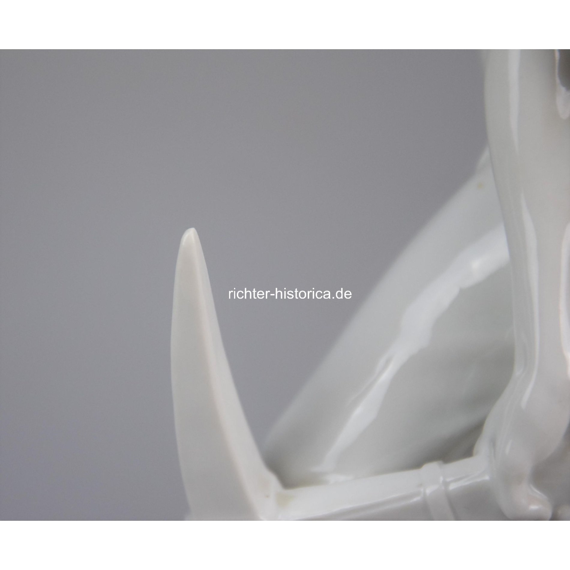 Wehrmacht Große Porzellan Skulptur Deutscher Soldat mit Stahlhelm 1941 RAD Pionier 'Alfred Oppel' — image 6