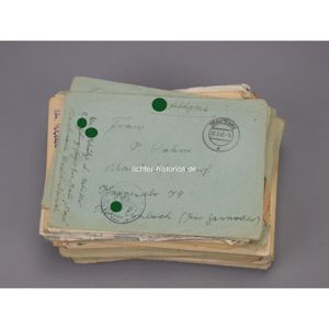 Sehr großes Konvolut SS-Feldpostbriefe aus einer Familie! SS-Schütze an der …