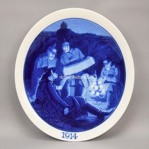 Meissen Porzellanteller 1914