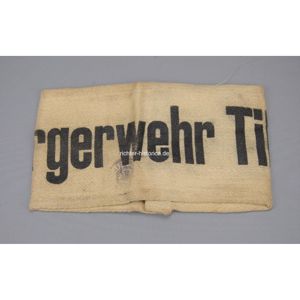 1.Weltkrieg Armbinde 'Bürgerwehr Tilsit'