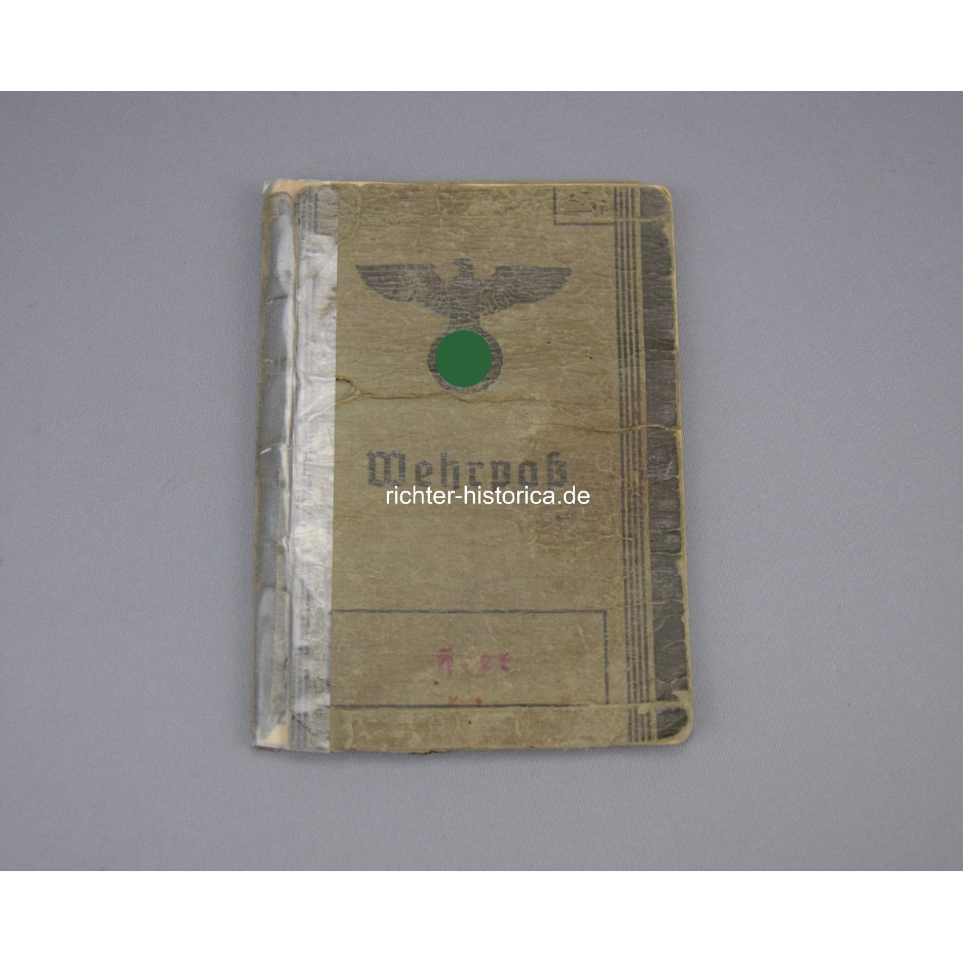 Wehrpass Wehrbezirkskommando Minden — image 2