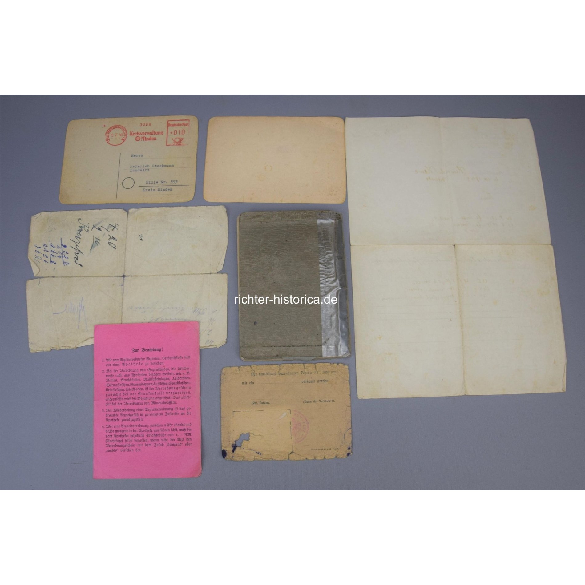 Wehrpass Wehrbezirkskommando Minden — image 9