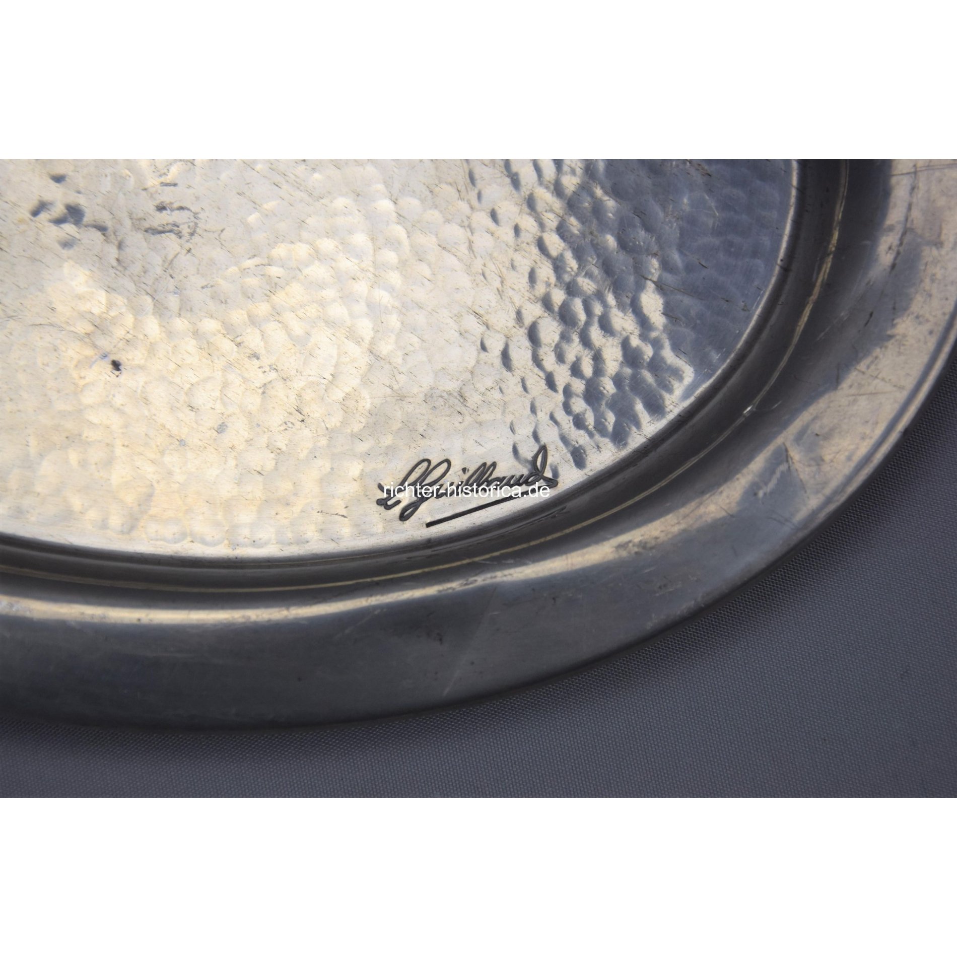 3.Reich Tablett Andenken 'Die Ärzte der 3.Kompanie zum 6.Dezember 1940' — image 3