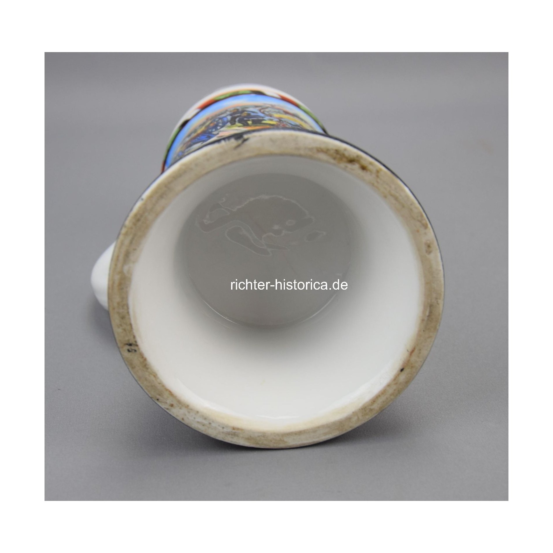 Reservistenkrug 0,5L Bierkrug 2.f. Battr.2. 2.Westfäl. Feld Art. Regt. Nr.22 Münster 1903-05 — image 8