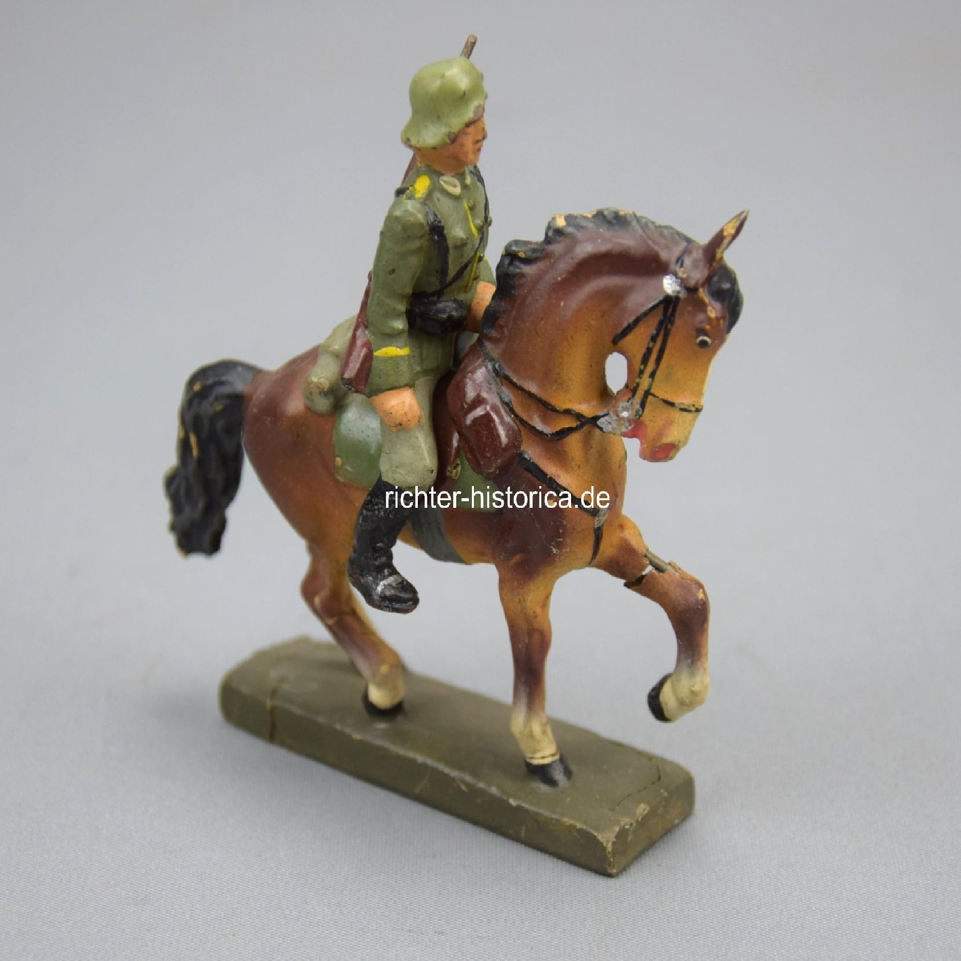 Lineol Kavallerie Reiter mit Karabiner auf Pferd — image 2