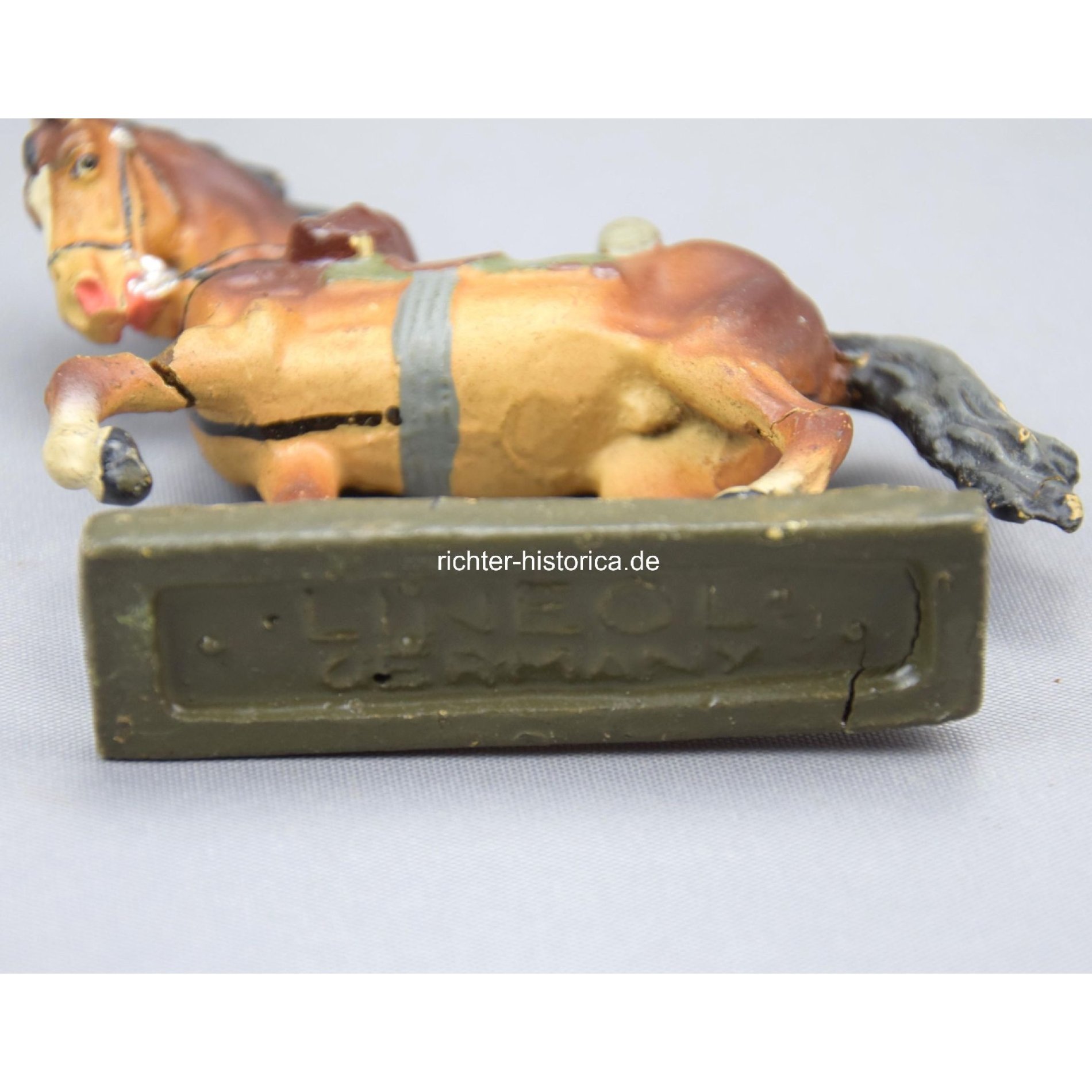 Lineol Kavallerie Reiter mit Karabiner auf Pferd — image 3