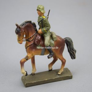 Lineol Kavallerie Reiter mit Karabiner auf Pferd