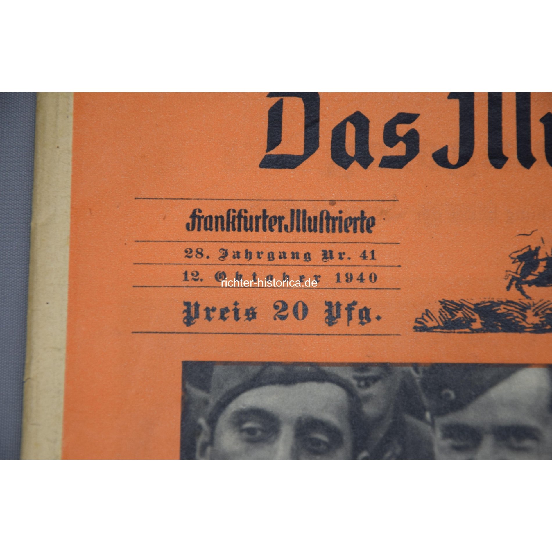 Konvolut 2 Zeitschriften 'Das illustrierte Blatt nr.40/41 1940 — image 3