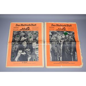 Konvolut 2 Zeitschriften 'Das illustrierte Blatt nr.40/41 1940
