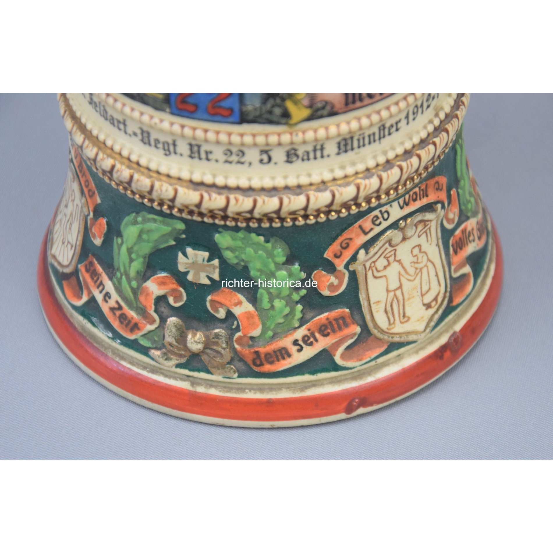 Reservistenkrug 2.Westfäl. Feldart.-Rgt. Nr.22, 5.Battl. Münster 1912-14 — image 13