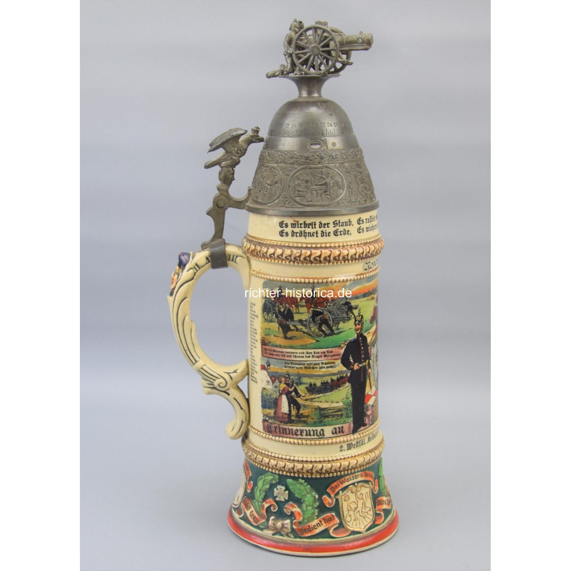 Reservistenkrug 2.Westfäl. Feldart.-Rgt. Nr.22, 5.Battl. Münster 1912-14 — image 3