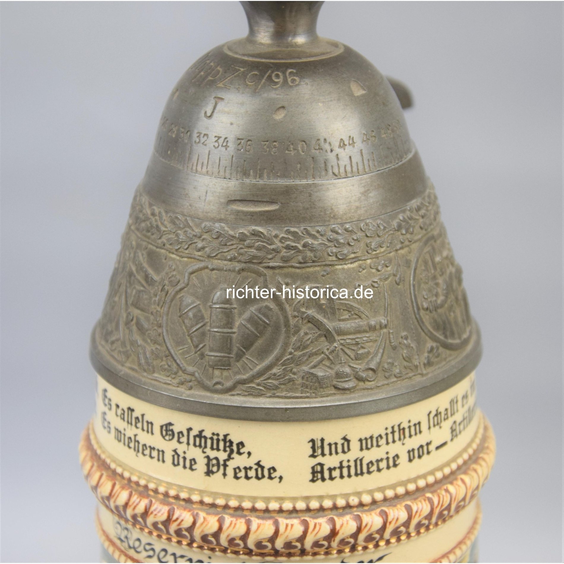 Reservistenkrug 2.Westfäl. Feldart.-Rgt. Nr.22, 5.Battl. Münster 1912-14 — image 8