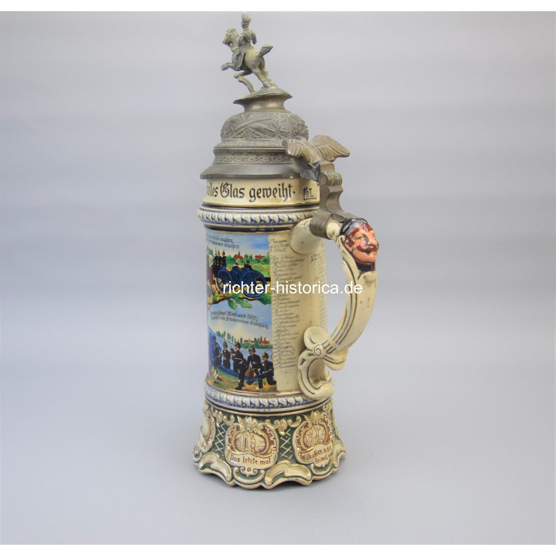 Großer Reservistenkrug Reserve 'Feld Art. Rgt. No 22 Münster' Westfalen 1906/08 — image 11