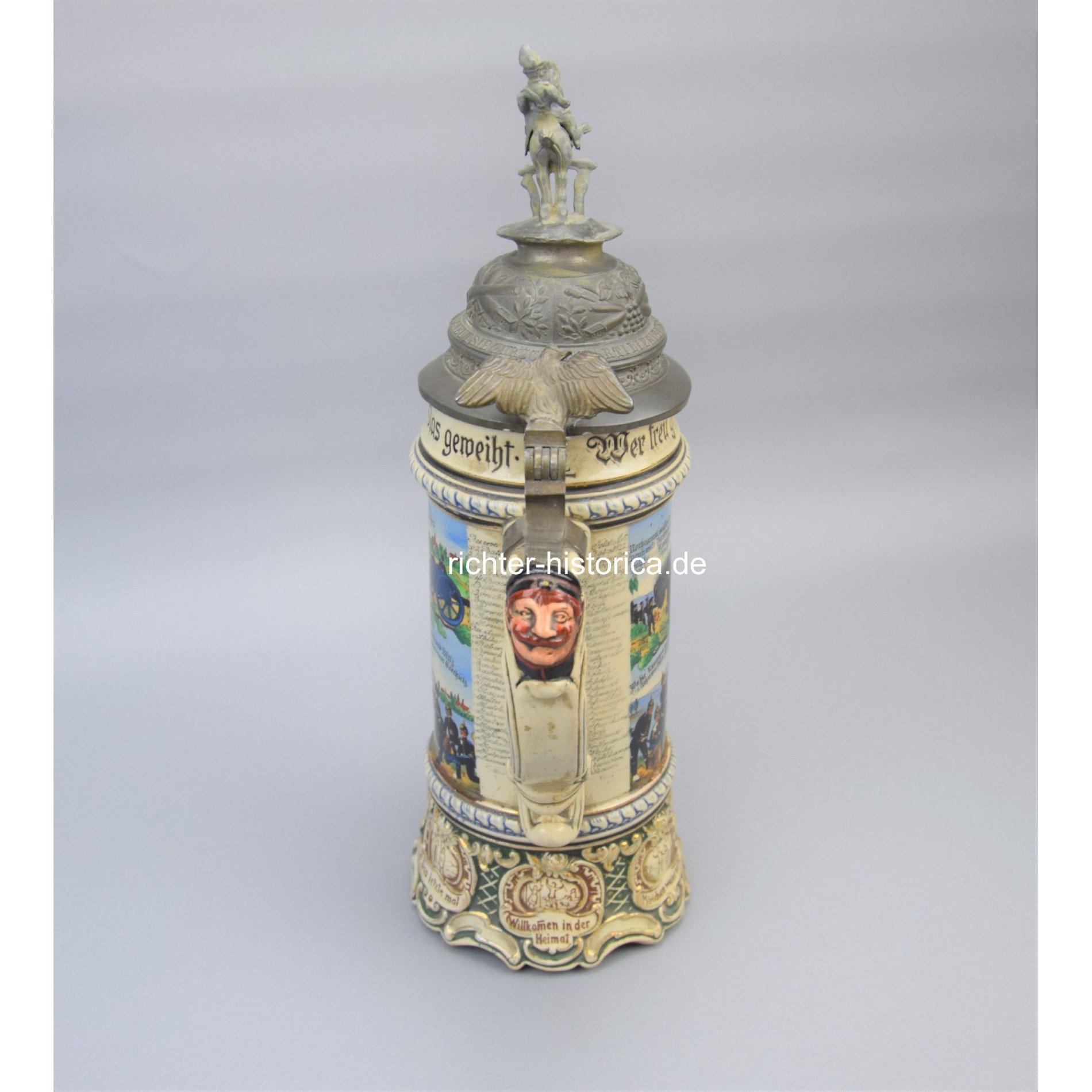 Großer Reservistenkrug Reserve 'Feld Art. Rgt. No 22 Münster' Westfalen 1906/08 — image 12