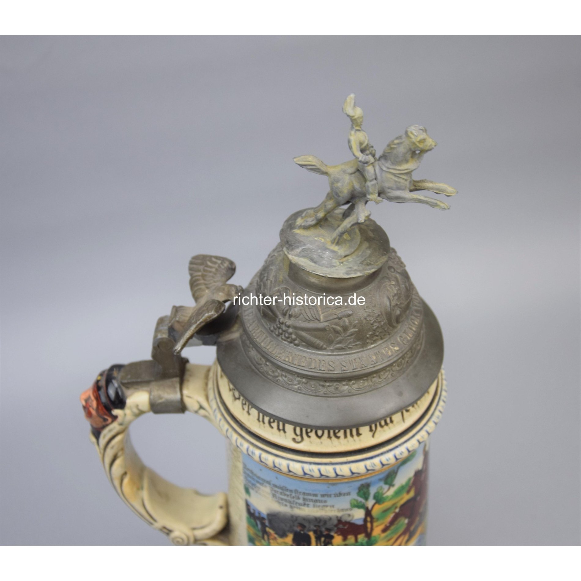 Großer Reservistenkrug Reserve 'Feld Art. Rgt. No 22 Münster' Westfalen 1906/08 — image 14