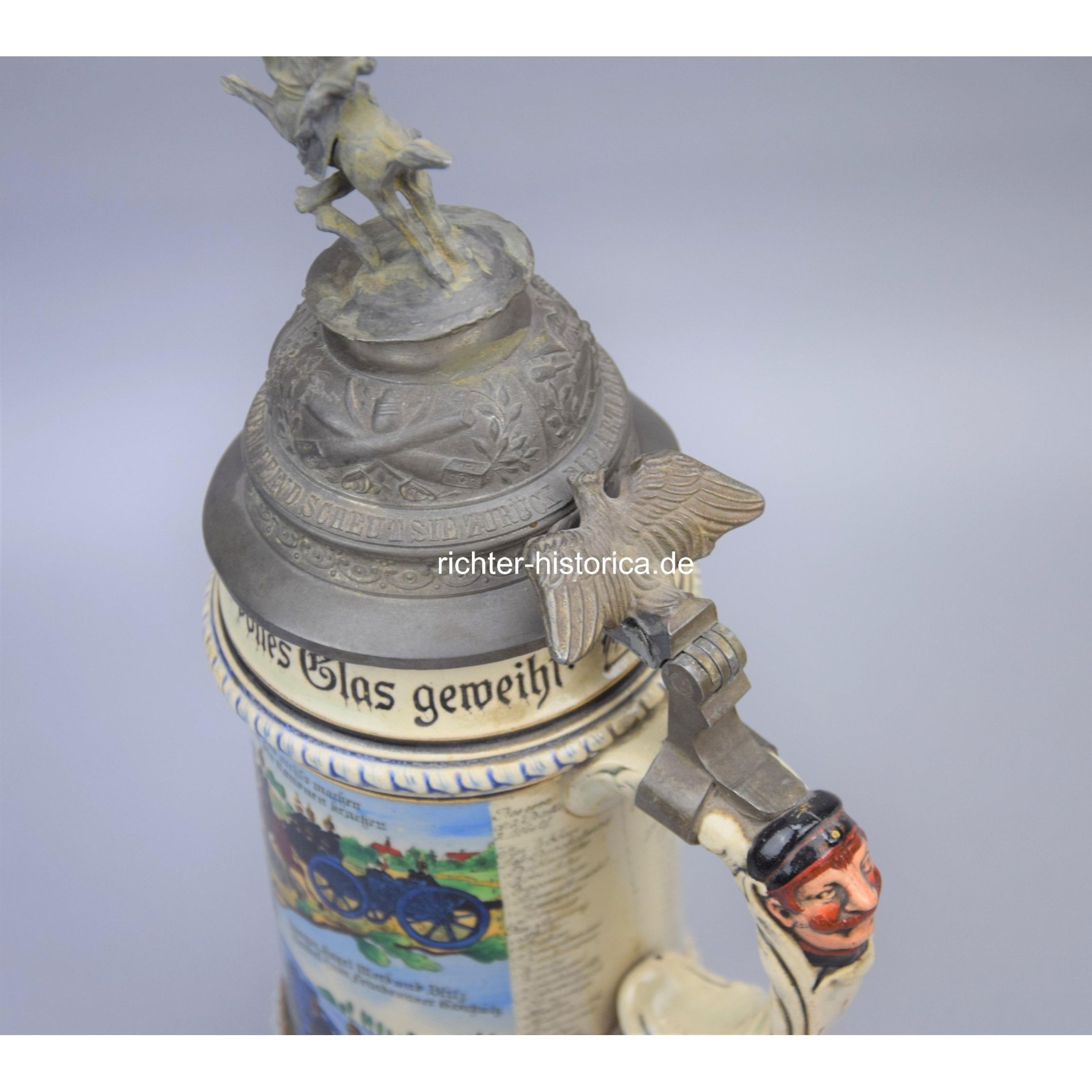 Großer Reservistenkrug Reserve 'Feld Art. Rgt. No 22 Münster' Westfalen 1906/08 — image 16