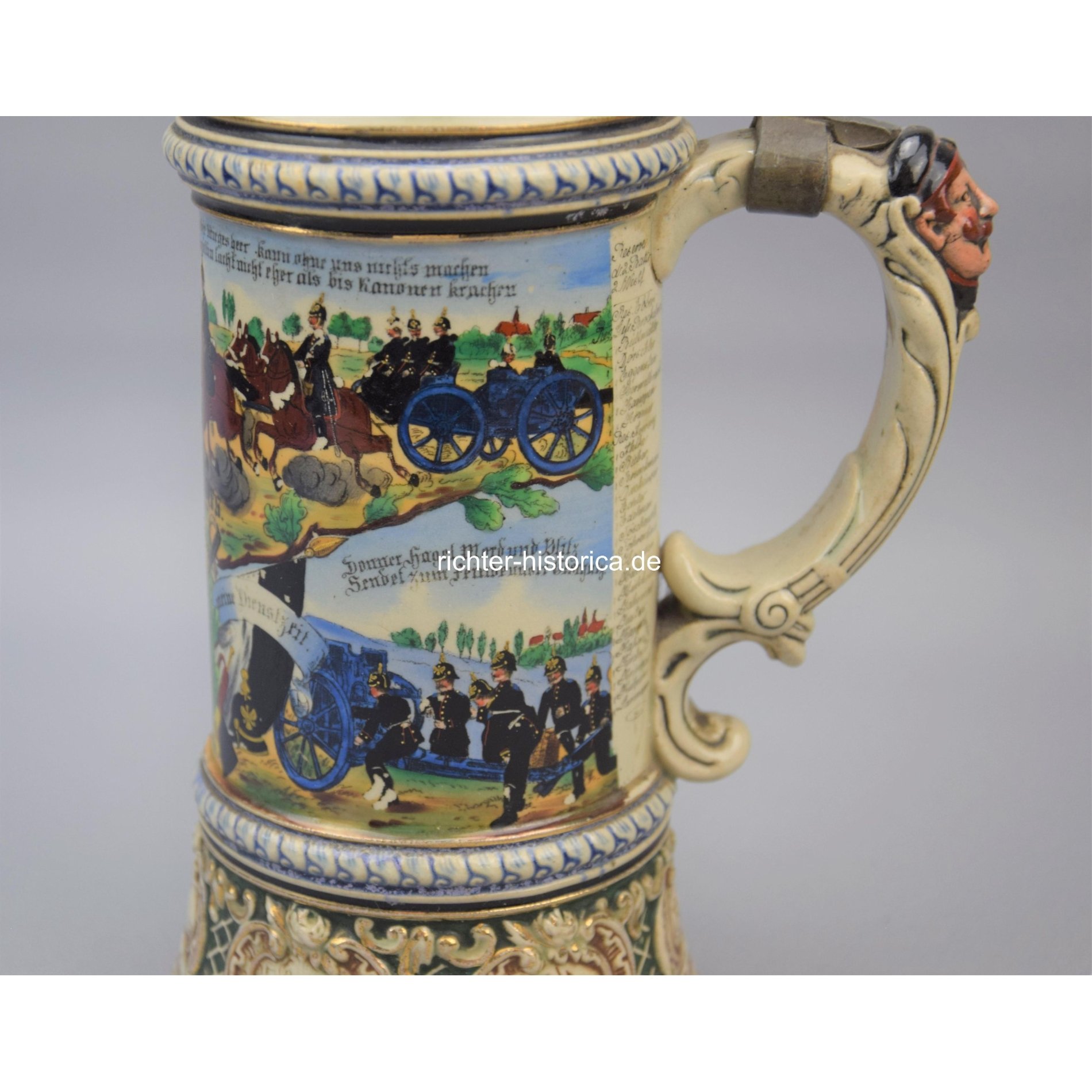 Großer Reservistenkrug Reserve 'Feld Art. Rgt. No 22 Münster' Westfalen 1906/08 — image 3