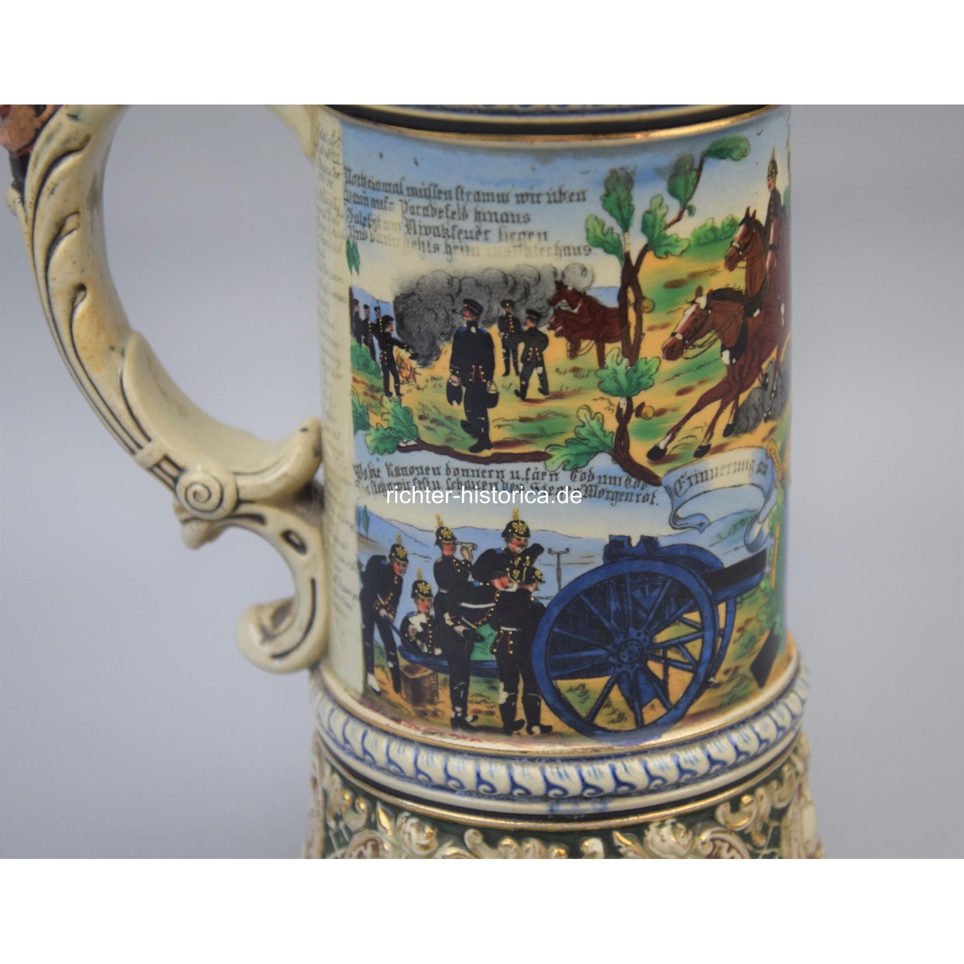Großer Reservistenkrug Reserve 'Feld Art. Rgt. No 22 Münster' Westfalen 1906/08 — image 6