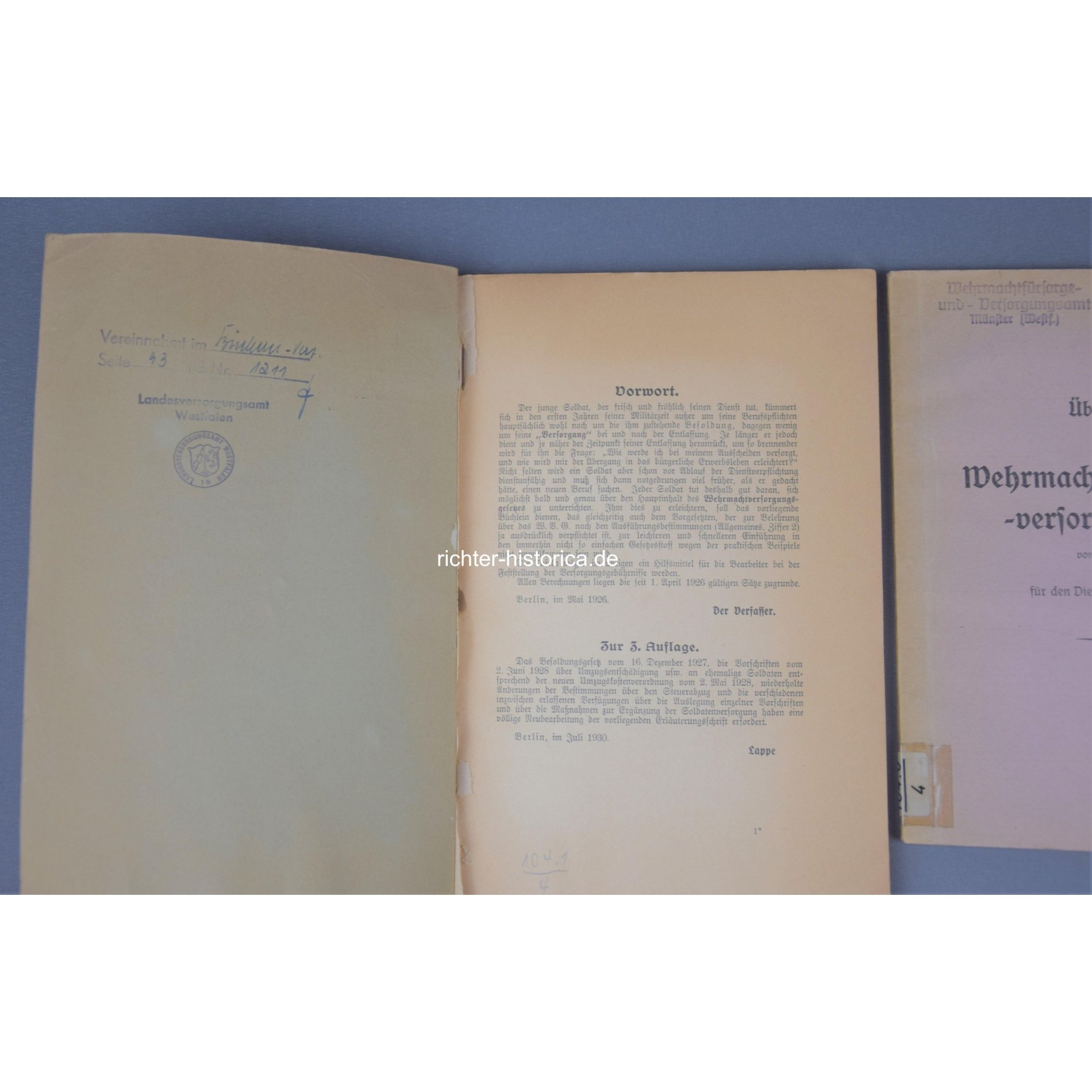 3 Hefte für die Versorgung, Reiseverordnung der Wehrmacht — image 2