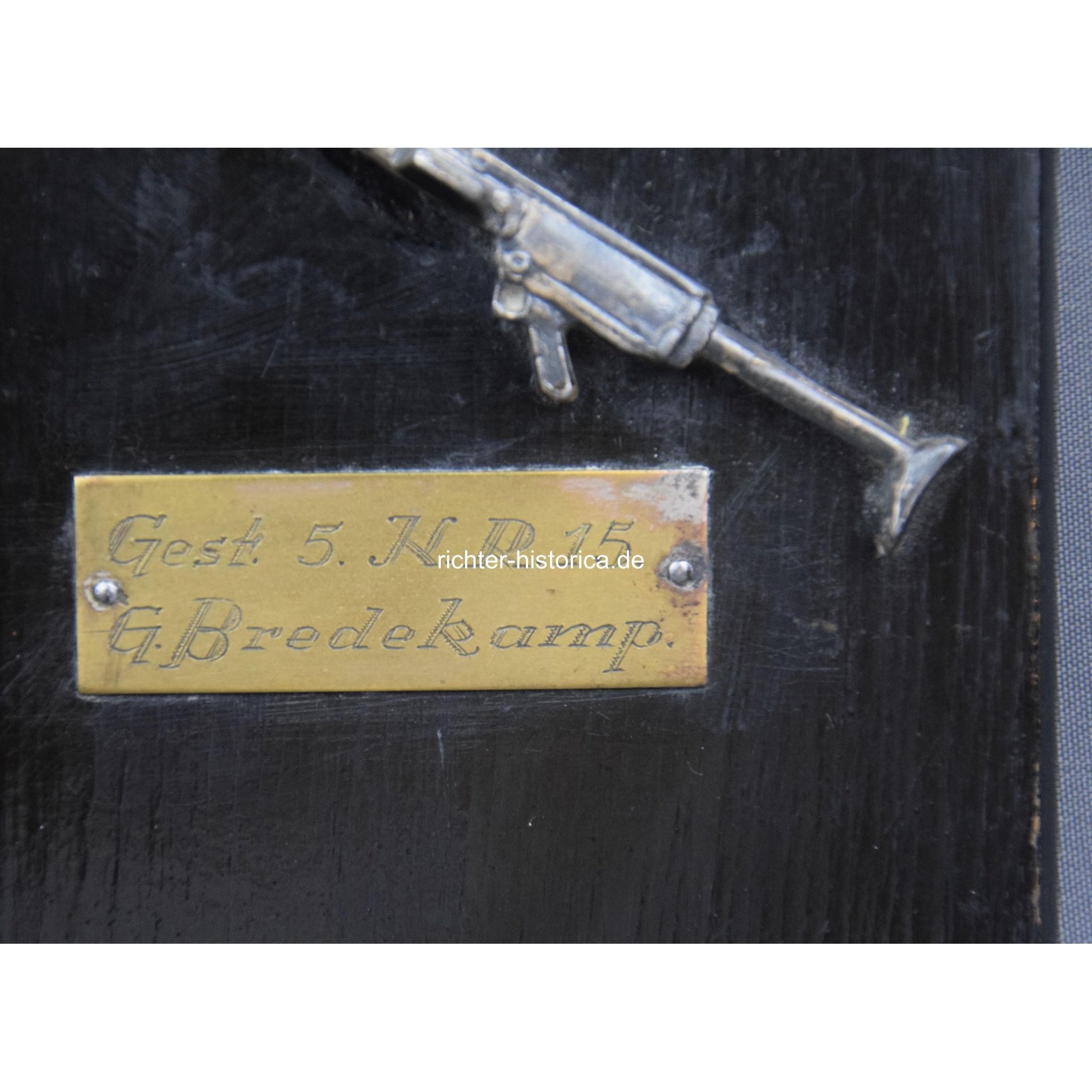 Wehrmacht Wandplakette Maschinengewehr Auszeichnung — image 2