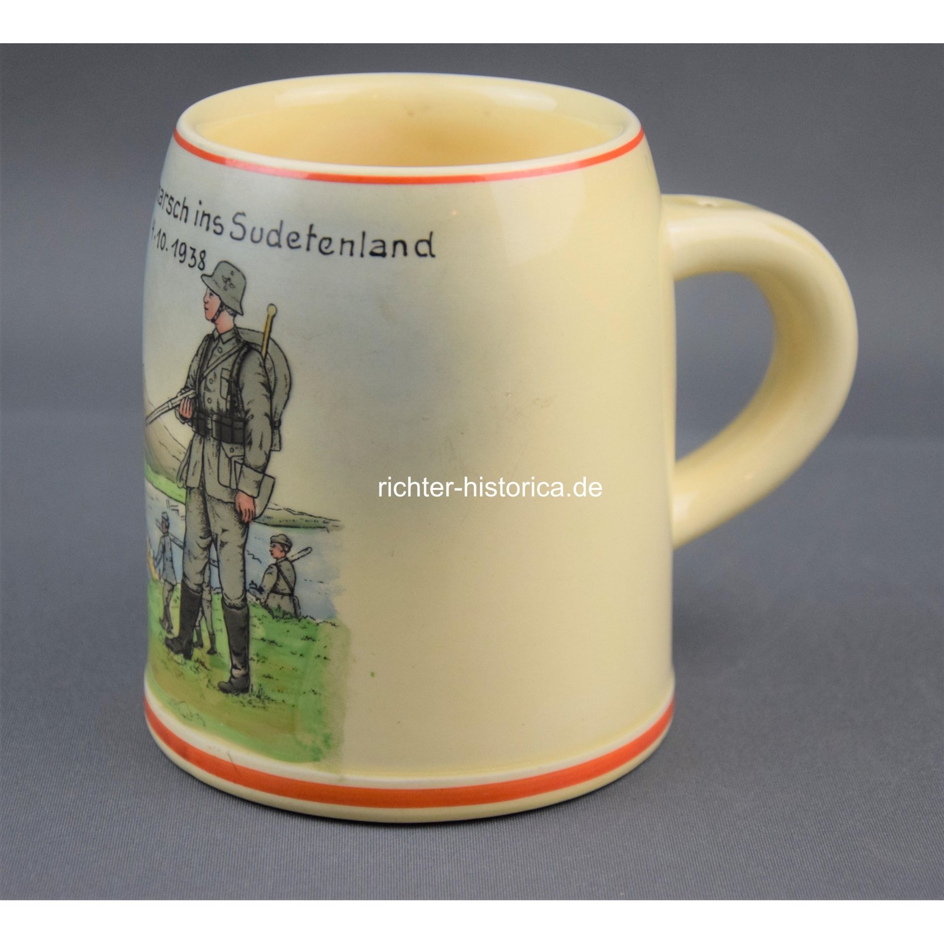 Erinnerungskrug 'Einmarsch ins Sudetenland 4.10.1938' — image 3