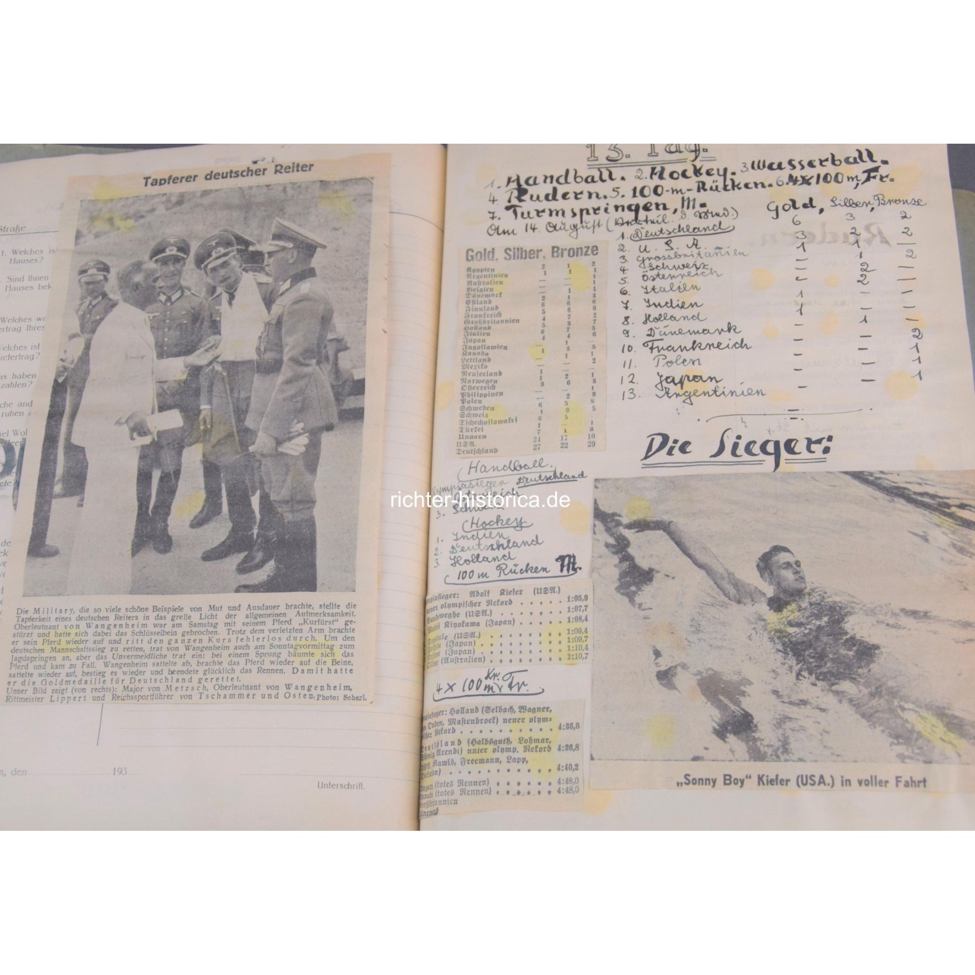 Interessante Dokumentation der Olympischen Spiele 1936 in Berlin — image 5