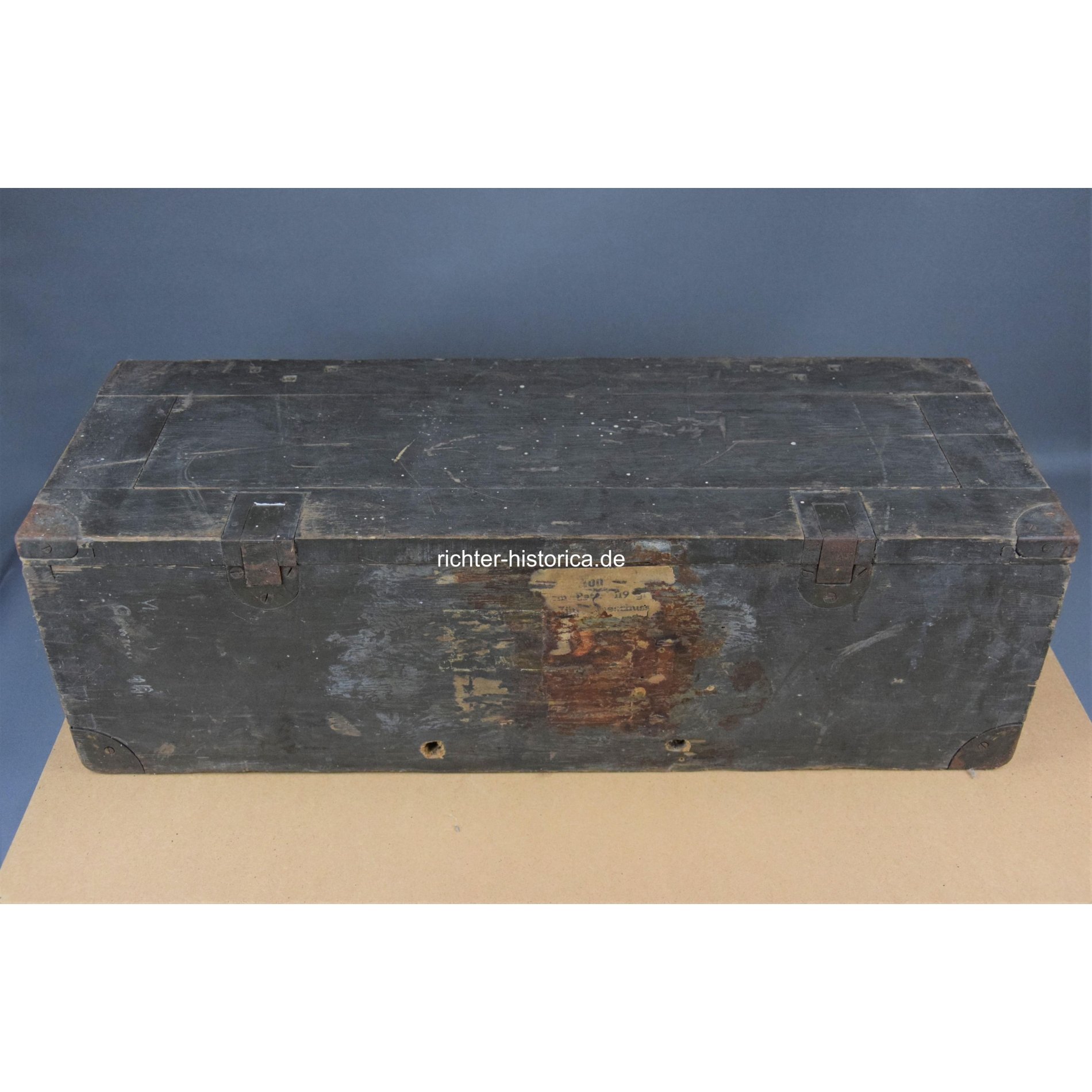 Wehrmacht leere Holzkiste/Munitionskiste für 2cm Panzergranat-Patronen — image 4