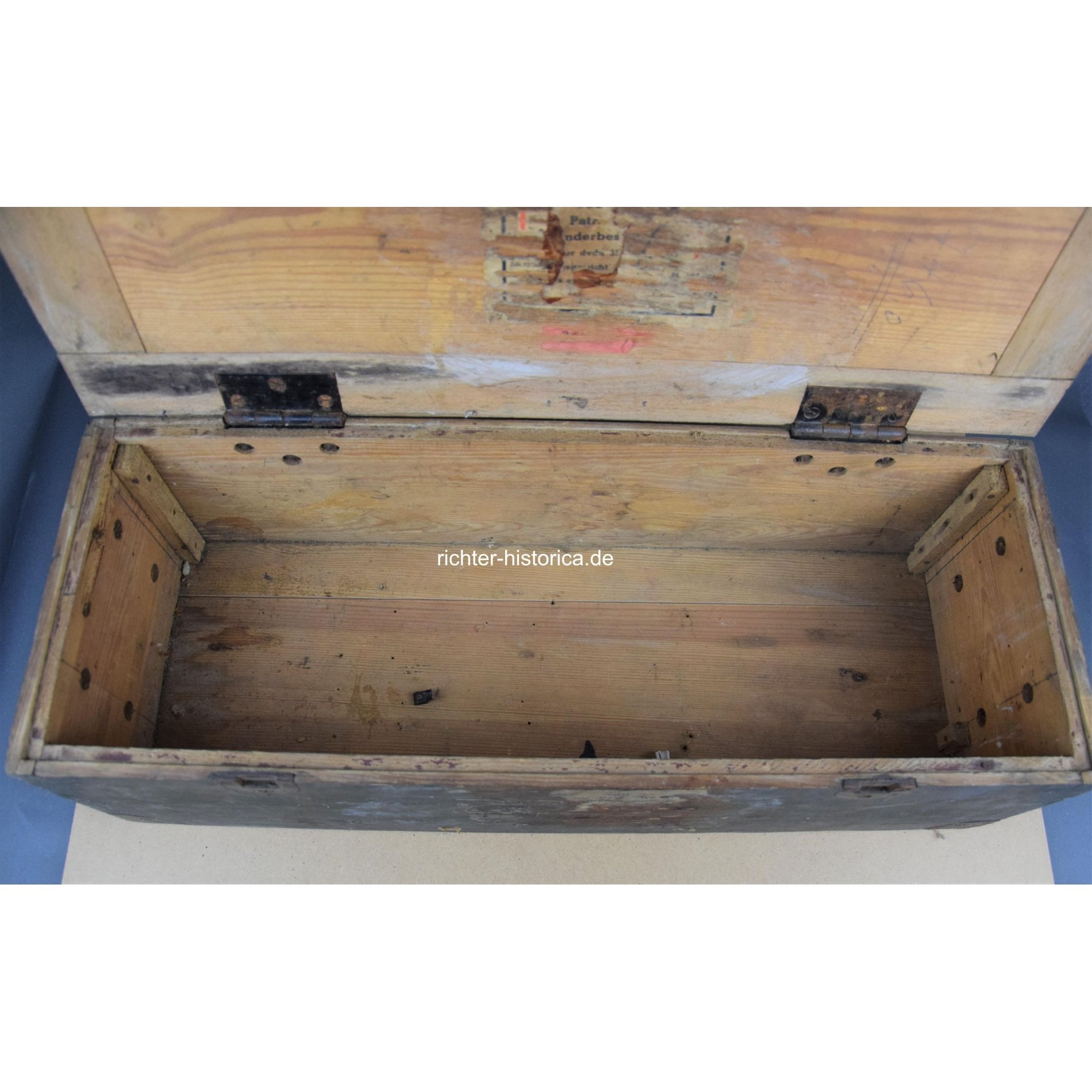 Wehrmacht leere Holzkiste/Munitionskiste für 2cm Panzergranat-Patronen — image 8