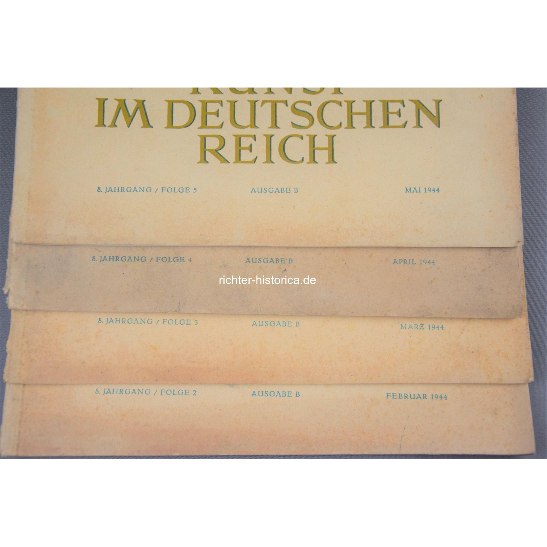 'Die Kunst im Deutschen Reich' 4 Ausgaben 1944 — image 2