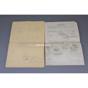 Auszug aus dem Soldbuch 'Hauptmann Ernst Becker'