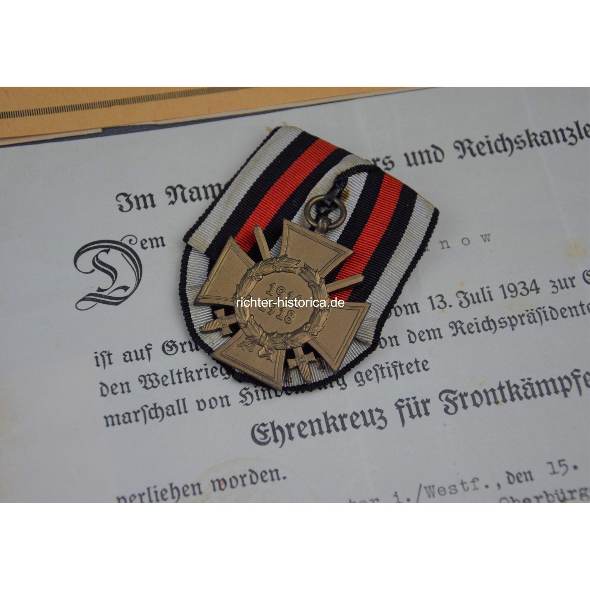 Nachlass Gefreiter 1.WK Verleihung der Ungarischen und Bulgarischen Erinnerungsmedaille — image 5