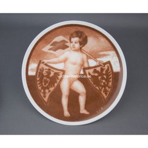 Erinnerungsteller 'An Große Zeit 1915' 1.Weltkrieg, Rosenthal