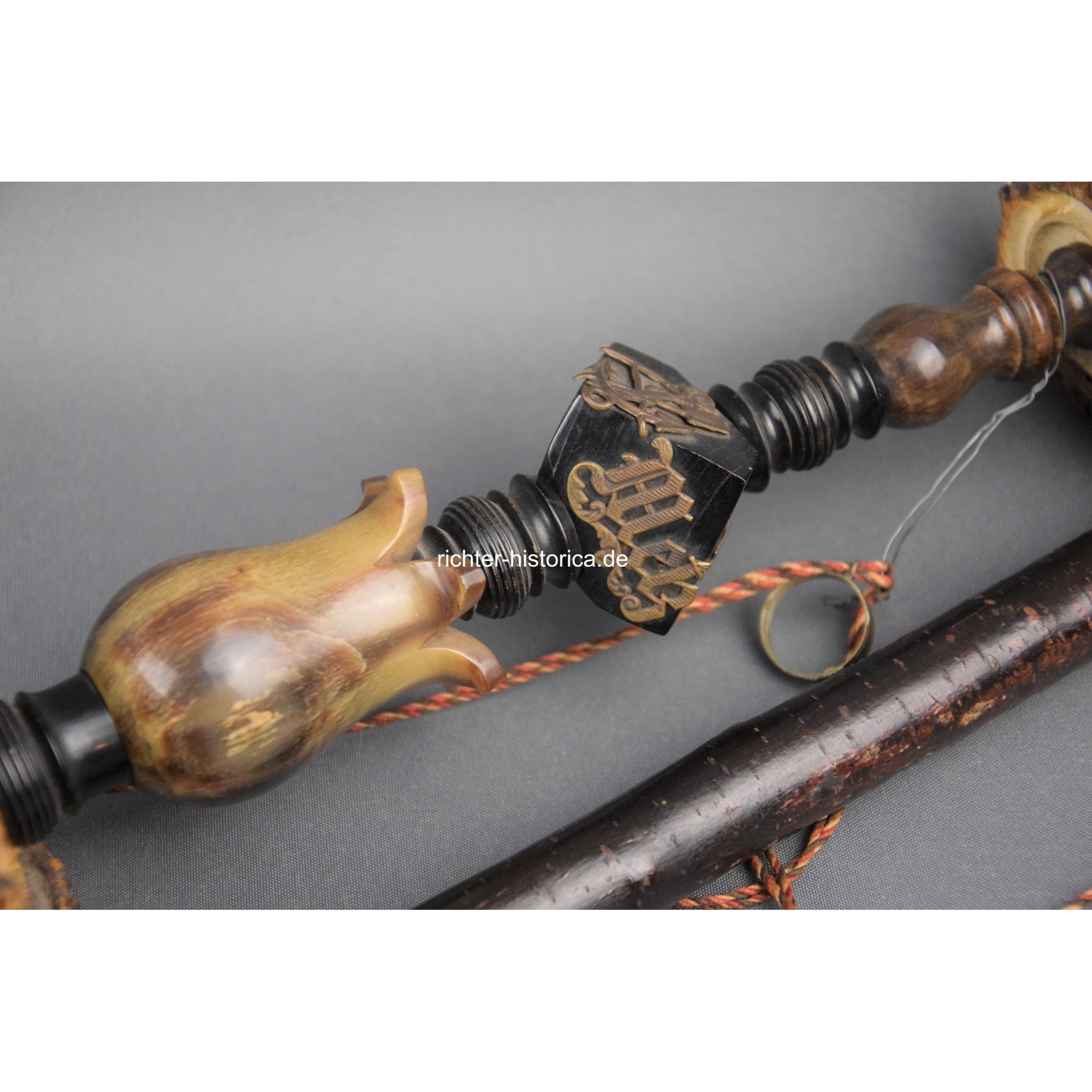 Reservistenpfeife mit Porzellankopf 'Metz' 1.Comp Lothr. Inf. Rgt. No.13, 1913 — image 10