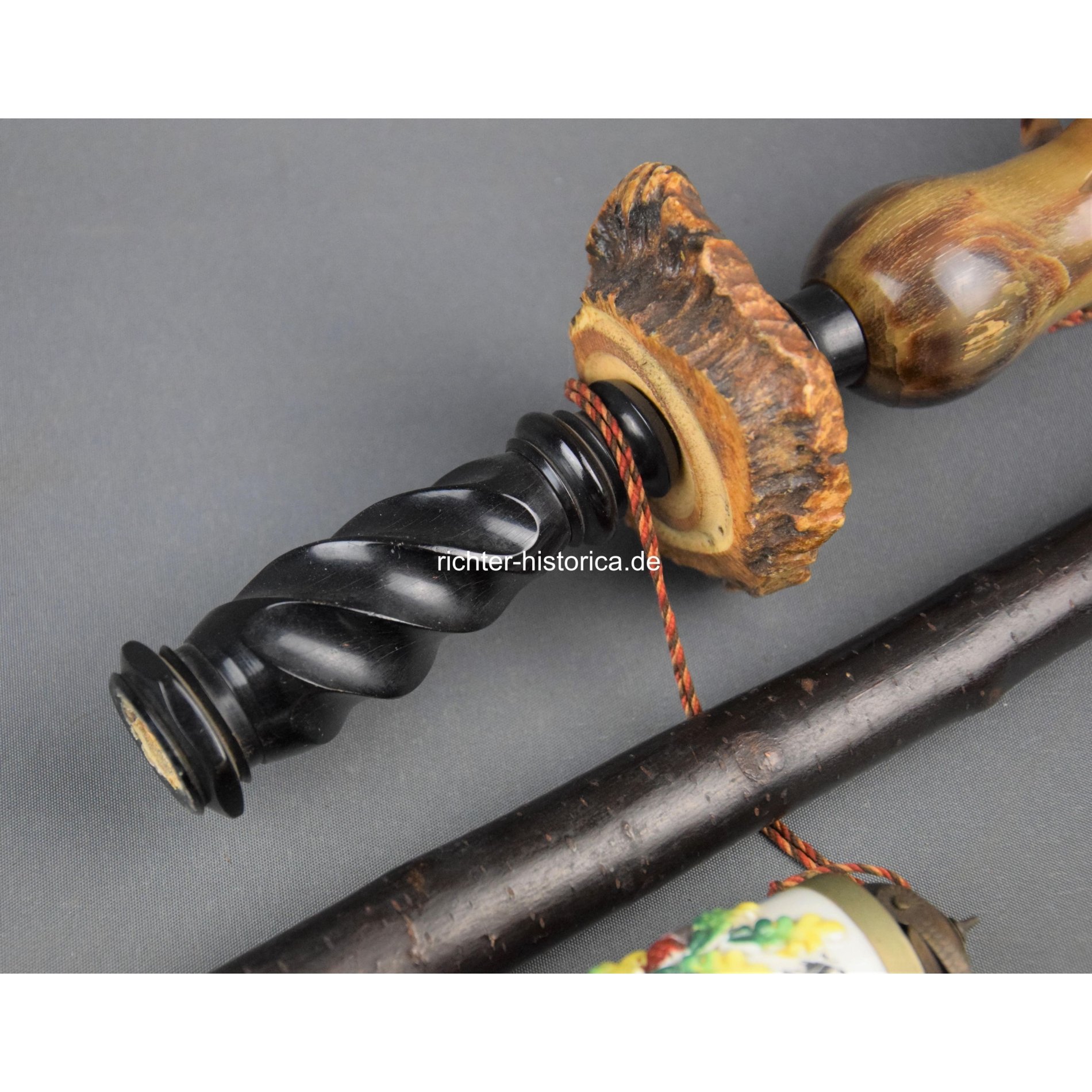 Reservistenpfeife mit Porzellankopf 'Metz' 1.Comp Lothr. Inf. Rgt. No.13, 1913 — image 9