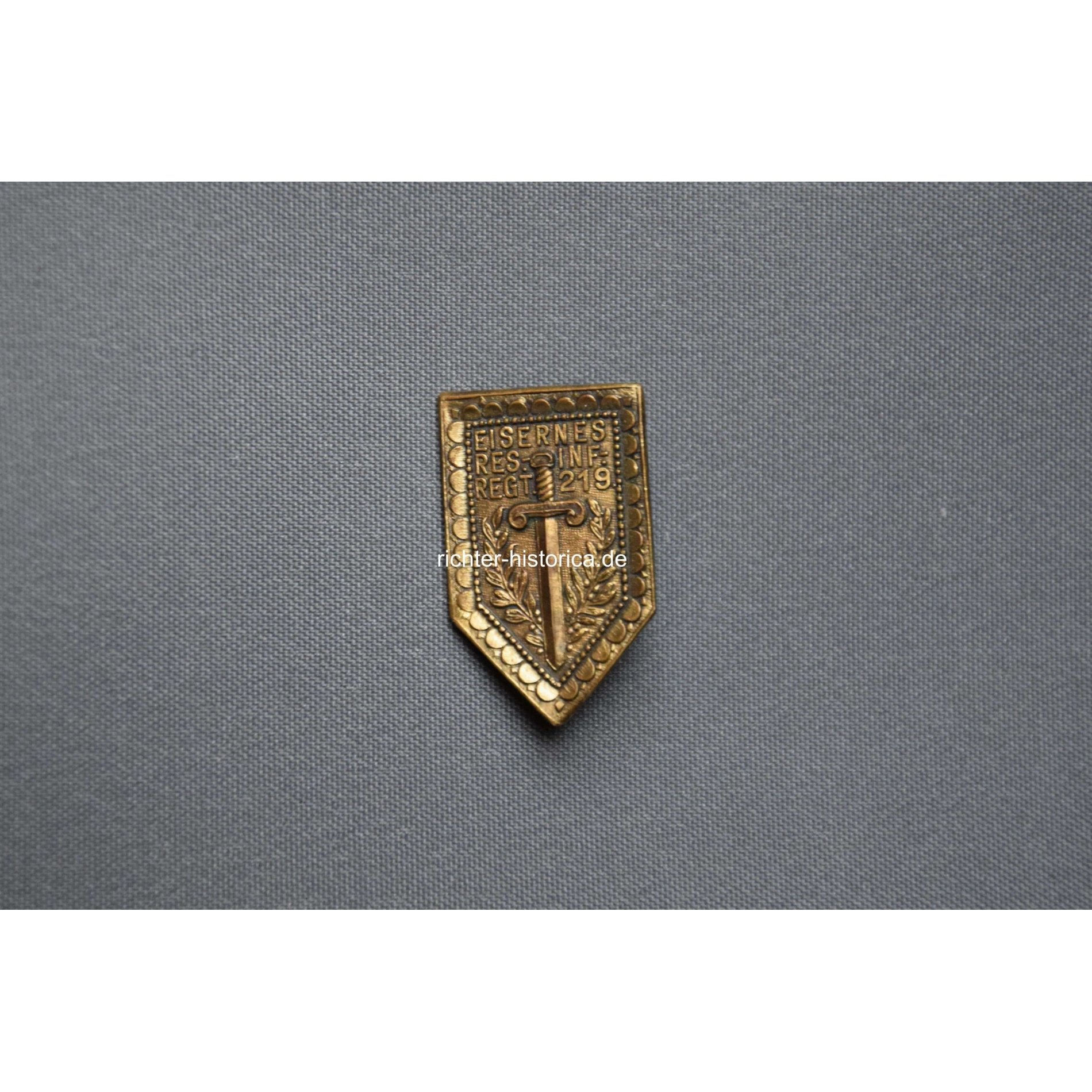 Preußen Zivilabzeichen für angehörige vom Eisernen Inf. Rgt. 219 — image 2