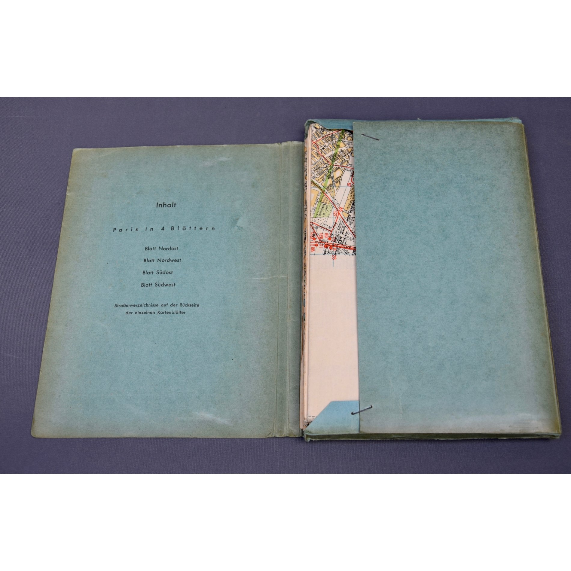 'Stadtplan von Paris' für den Generalstab des Heeres 1940, selten! — image 2