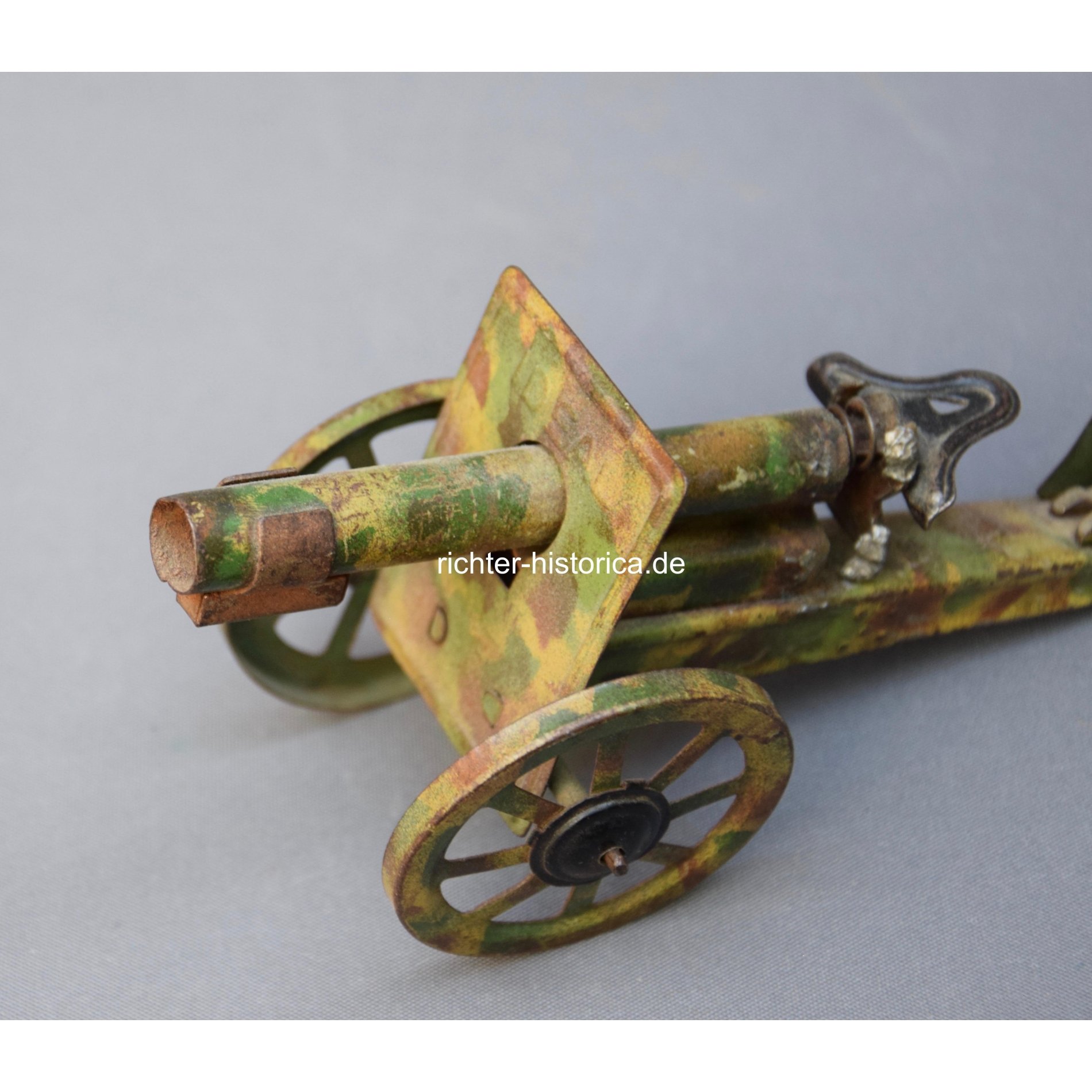 Blechspielzeug Haubitzer, Ideal, 1935 Wehrmacht — image 3