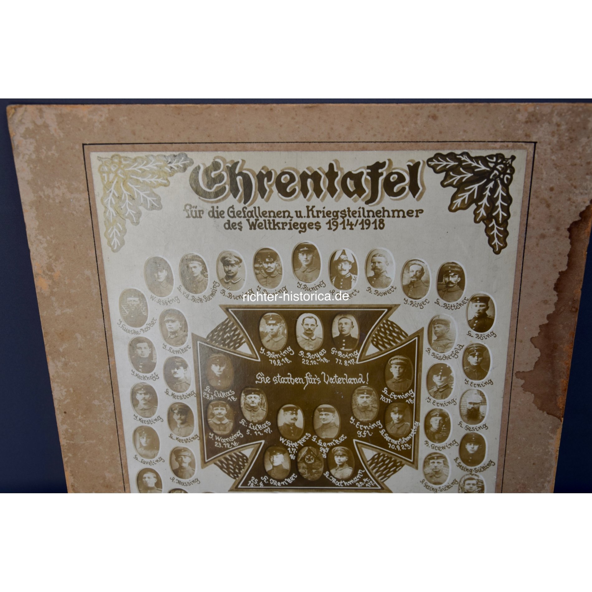 Ehrentafel für die gefallenden Kriegsteilnehmer des Weltkrieges 1914/1918 — image 2